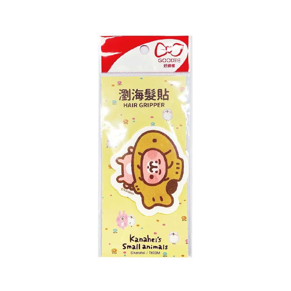 新上市和菓子限量款【卡娜赫拉的小動物】瀏海髮貼-兔兔與鯛魚燒 (1入)