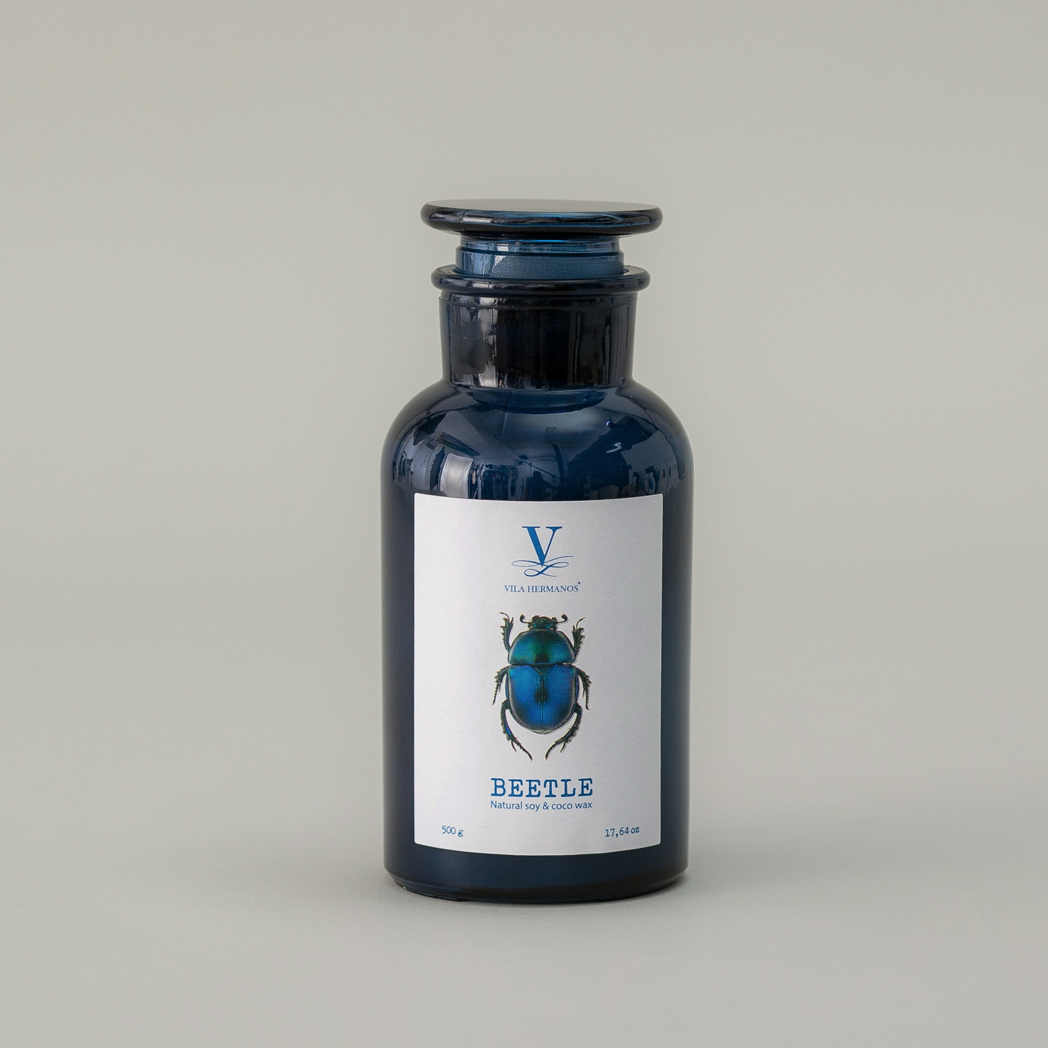 VILA HERMANOS Talismán藥罐蠟燭-甲蟲/綠意與花香