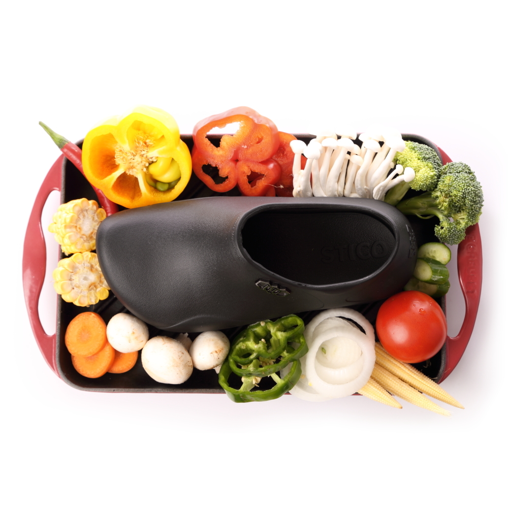 韓國STICO科技防滑工作鞋(廚師鞋) NEC-03-2nd 曜石黑