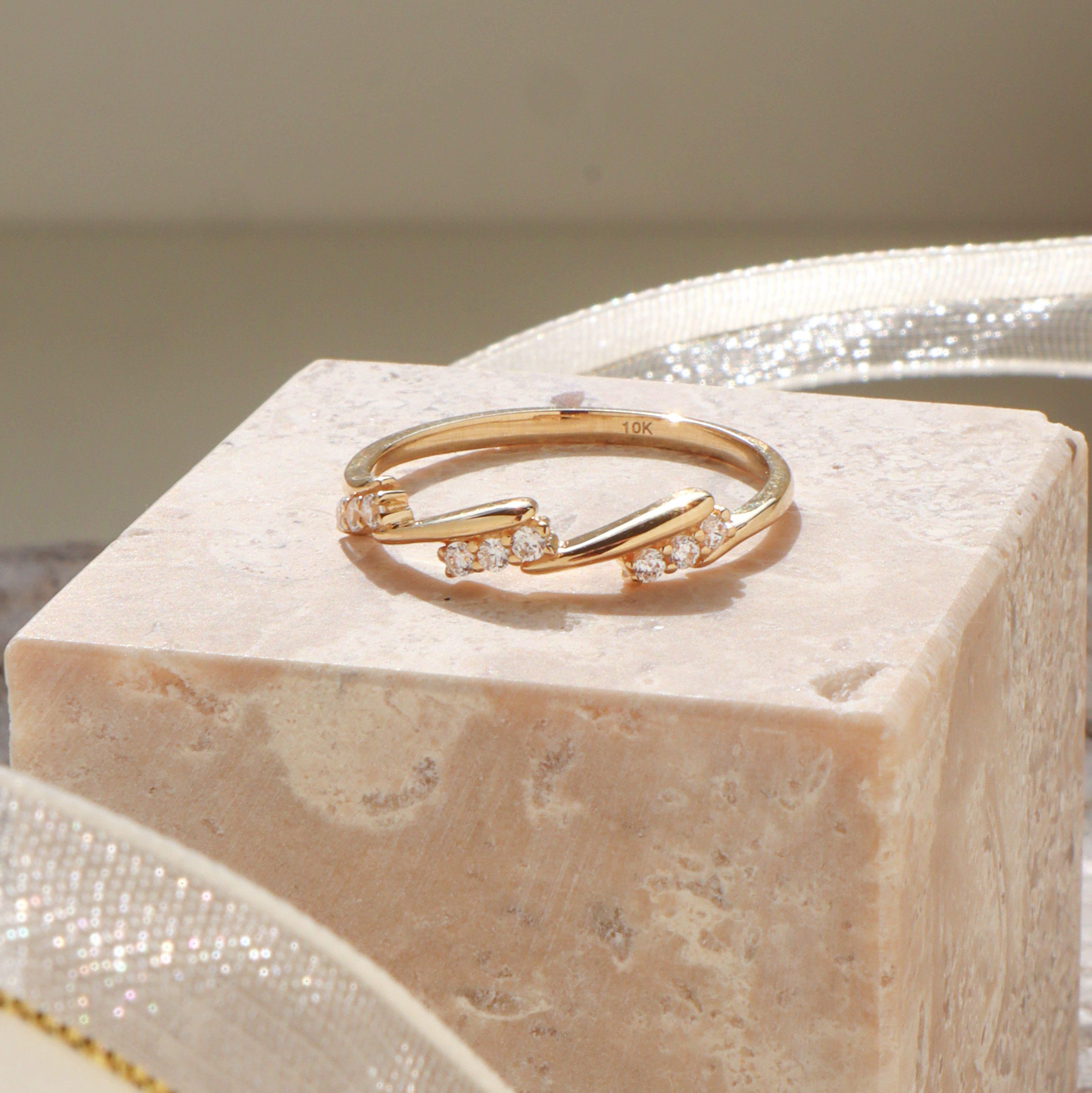 10K/躍動星辰戒指