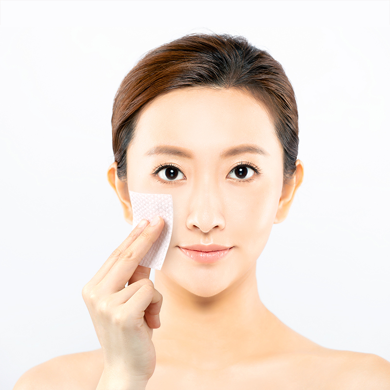 化妝棉/細長型 70枚x3入