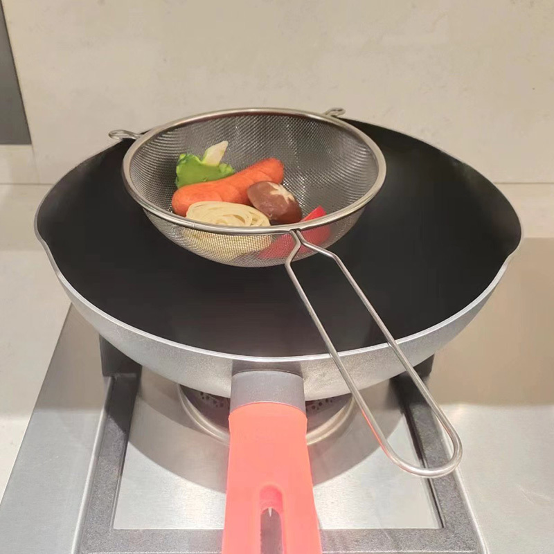 附把手濾網/18x34.5cm