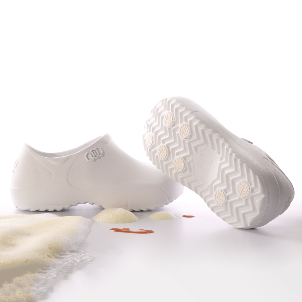 韓國STICO科技防滑工作鞋(醫護鞋) NEC-03M2nd 雪雁白