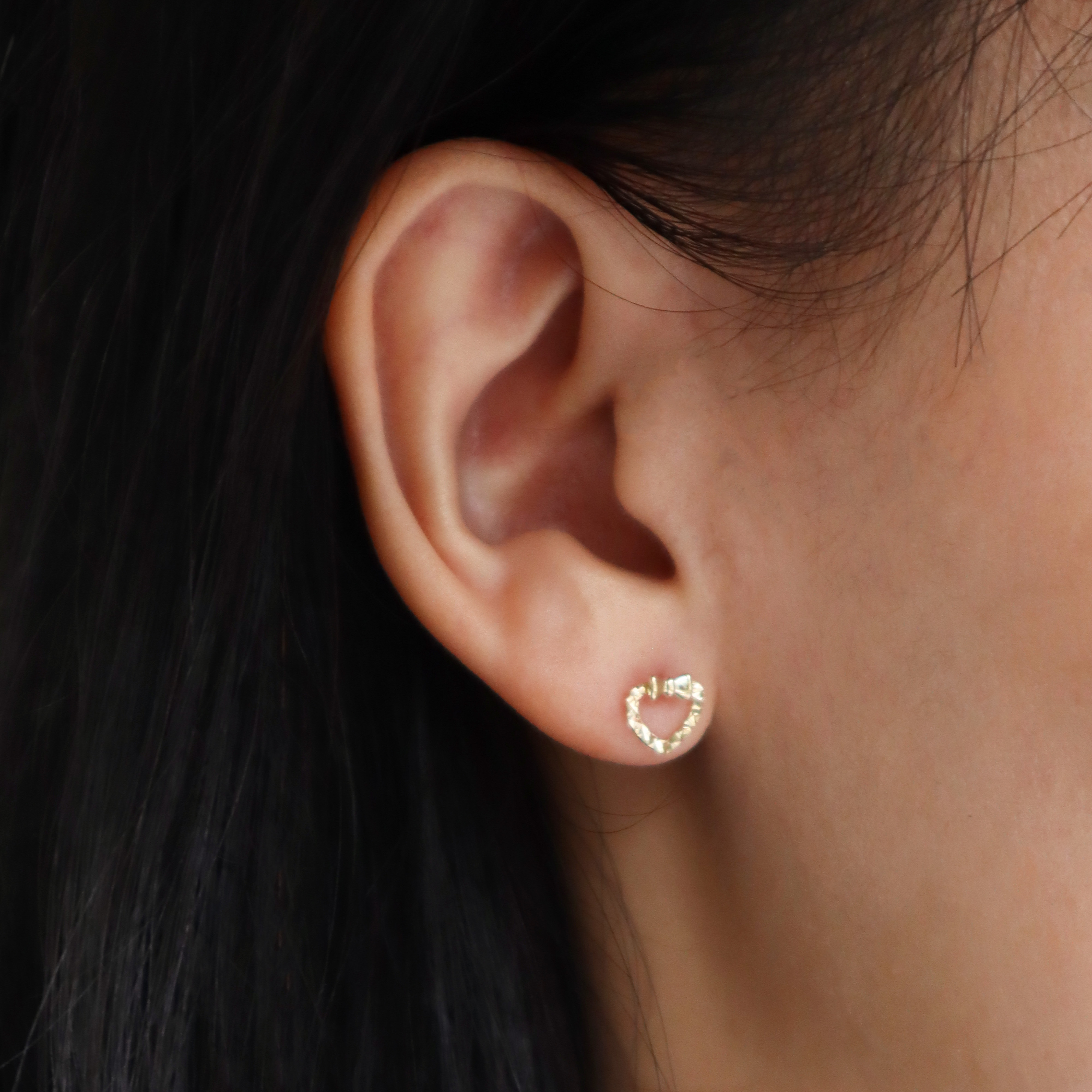 10K/菱格心情耳環