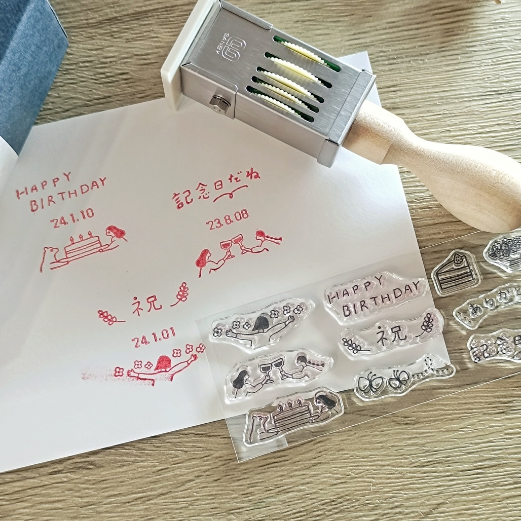 日本Necktie × 水縞 日付水晶印章 慶祝女孩/評價少女