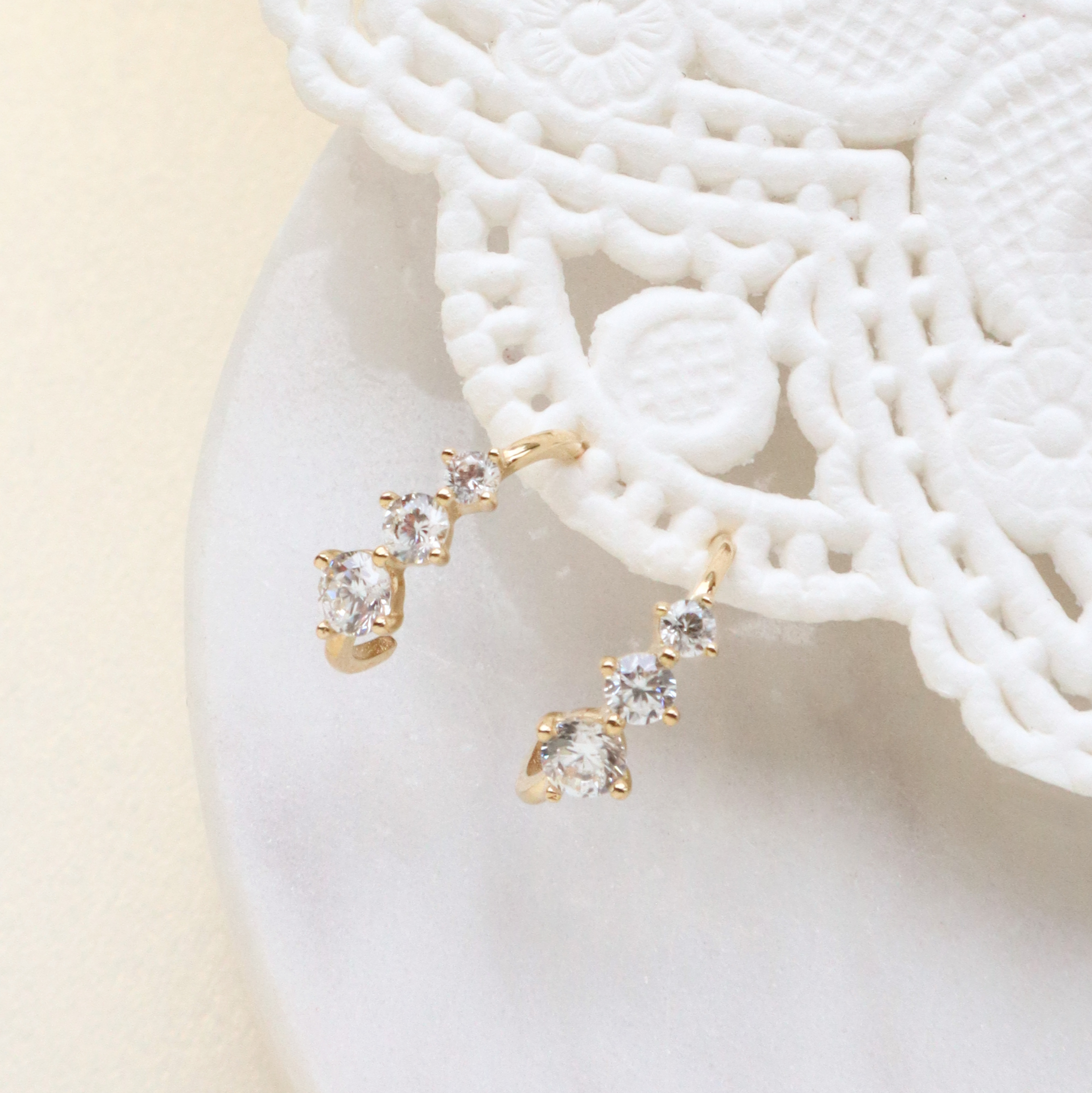 10K/排列星宿耳環