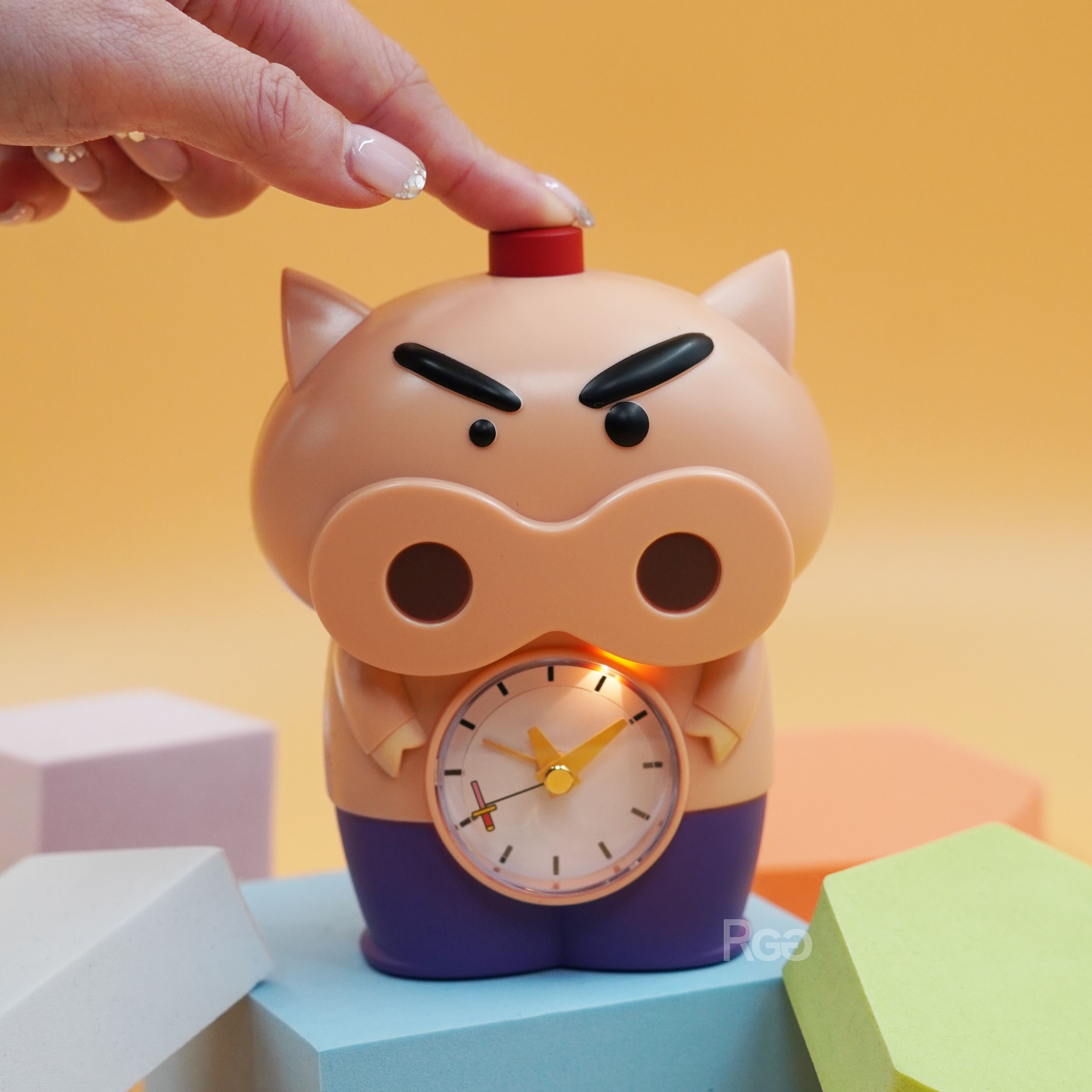 韓國限定 蠟筆小新 肥嘟嘟左衛門 鬧鐘