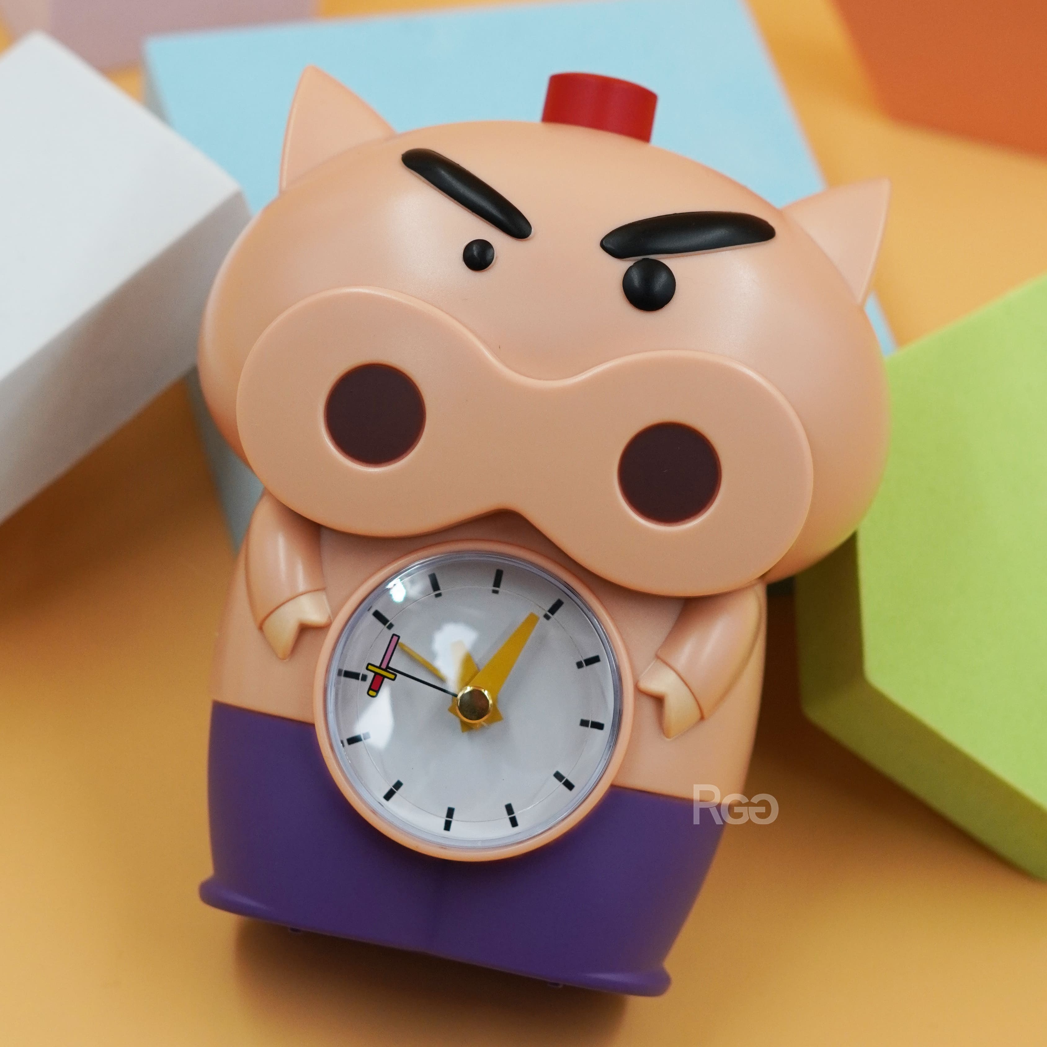 韓國限定 蠟筆小新 肥嘟嘟左衛門 鬧鐘