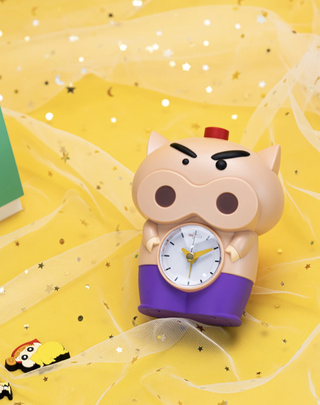 韓國限定 蠟筆小新 肥嘟嘟左衛門鬧鐘官網照
