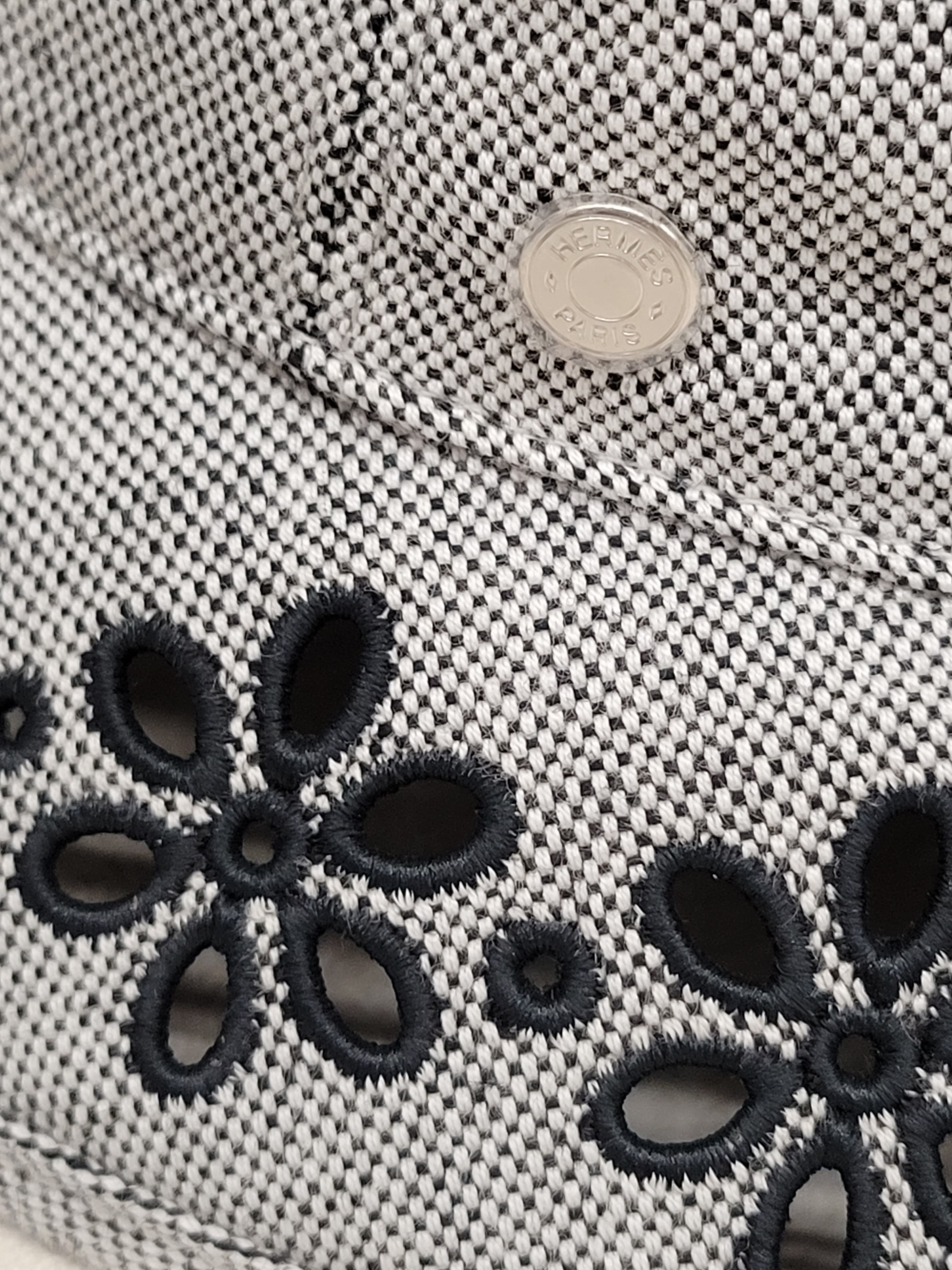 Hermes Eloise garden Bucket Hat 黑色 size:57