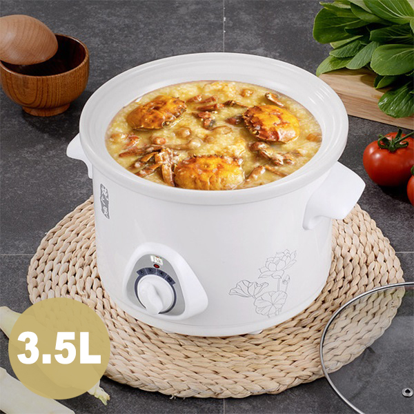 TSK Japan multi-function 3.5L large-capacity health cooker electric stew pot soup and porridge ceramic pot P3632