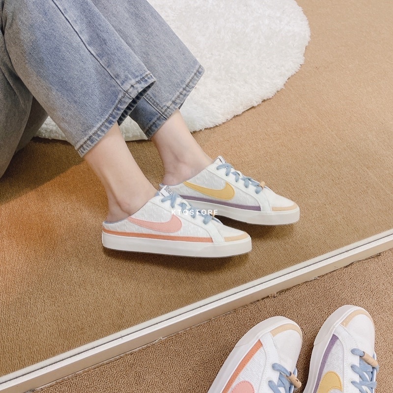 KTQ STORE ‧ Nike Court Legacy mule 奶茶色 DV1741-181