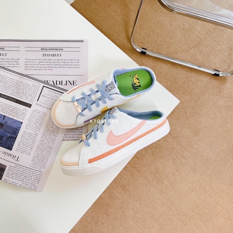 KTQ STORE ‧ Nike Court Legacy mule 奶茶色 DV1741-181