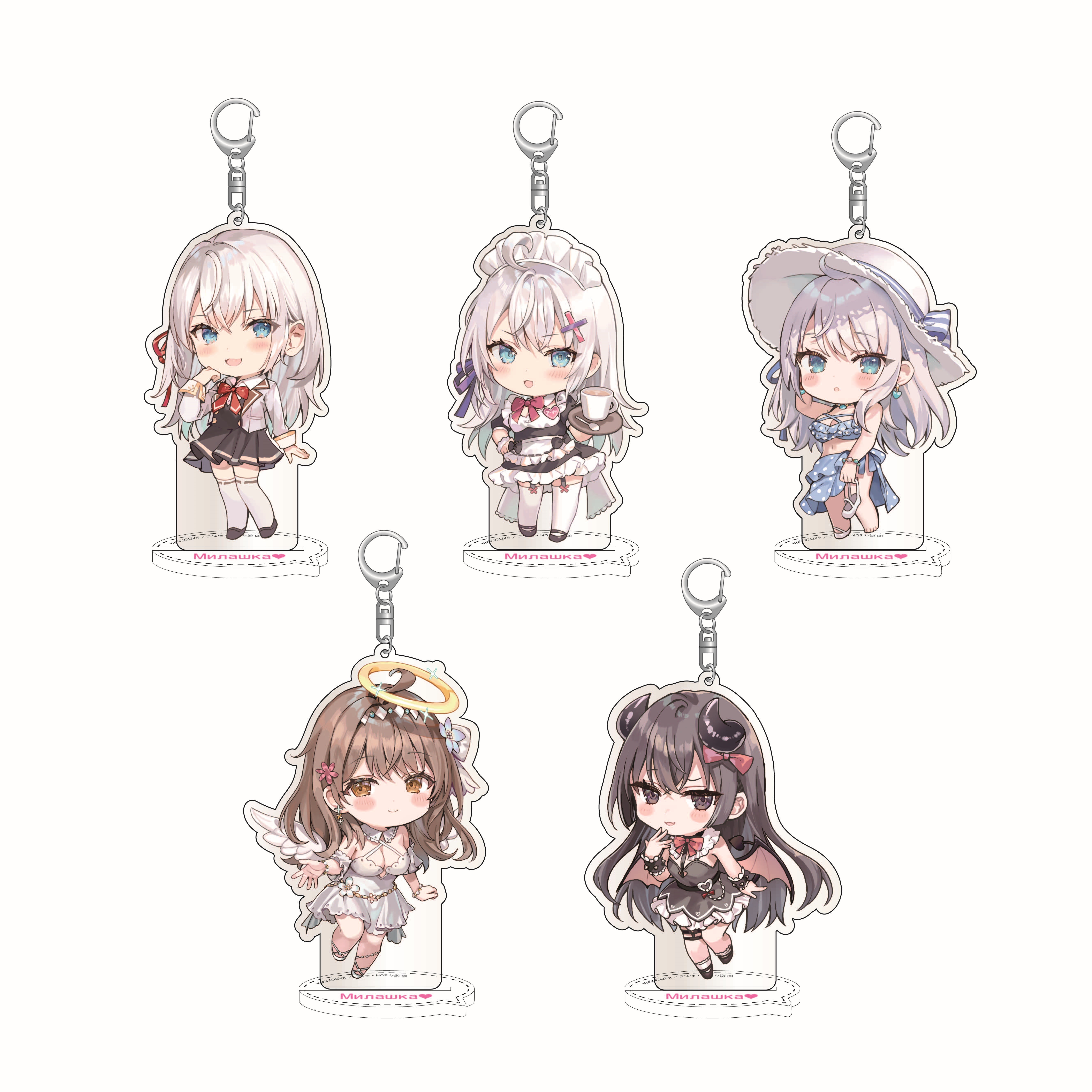 「ACG.GO」「預購」不時輕聲地以俄語遮羞的鄰座艾莉同學 亞克力立牌匙扣