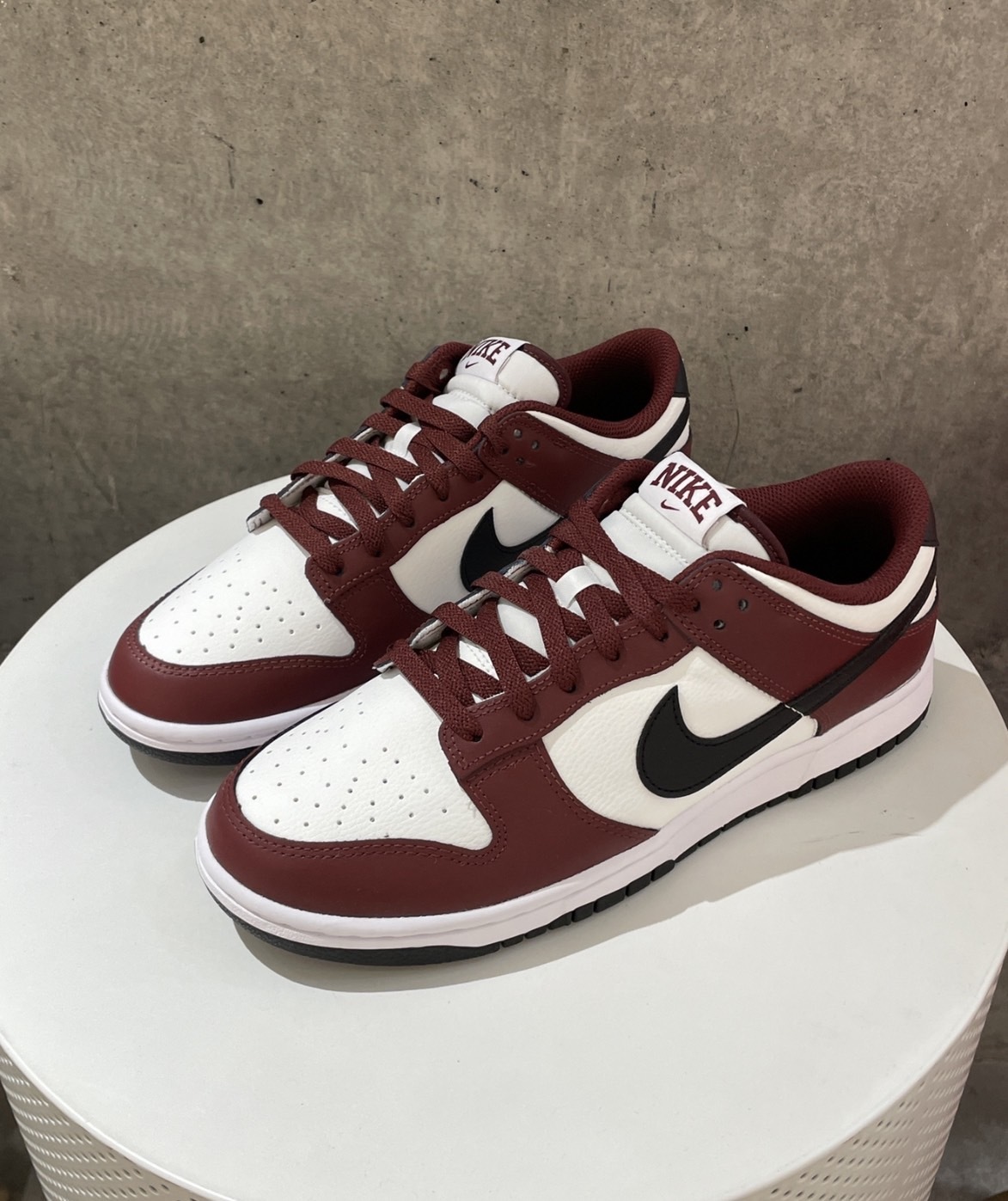 預購 NIKE DUNK LOW "DARK TEAM RED" 酒紅白湮