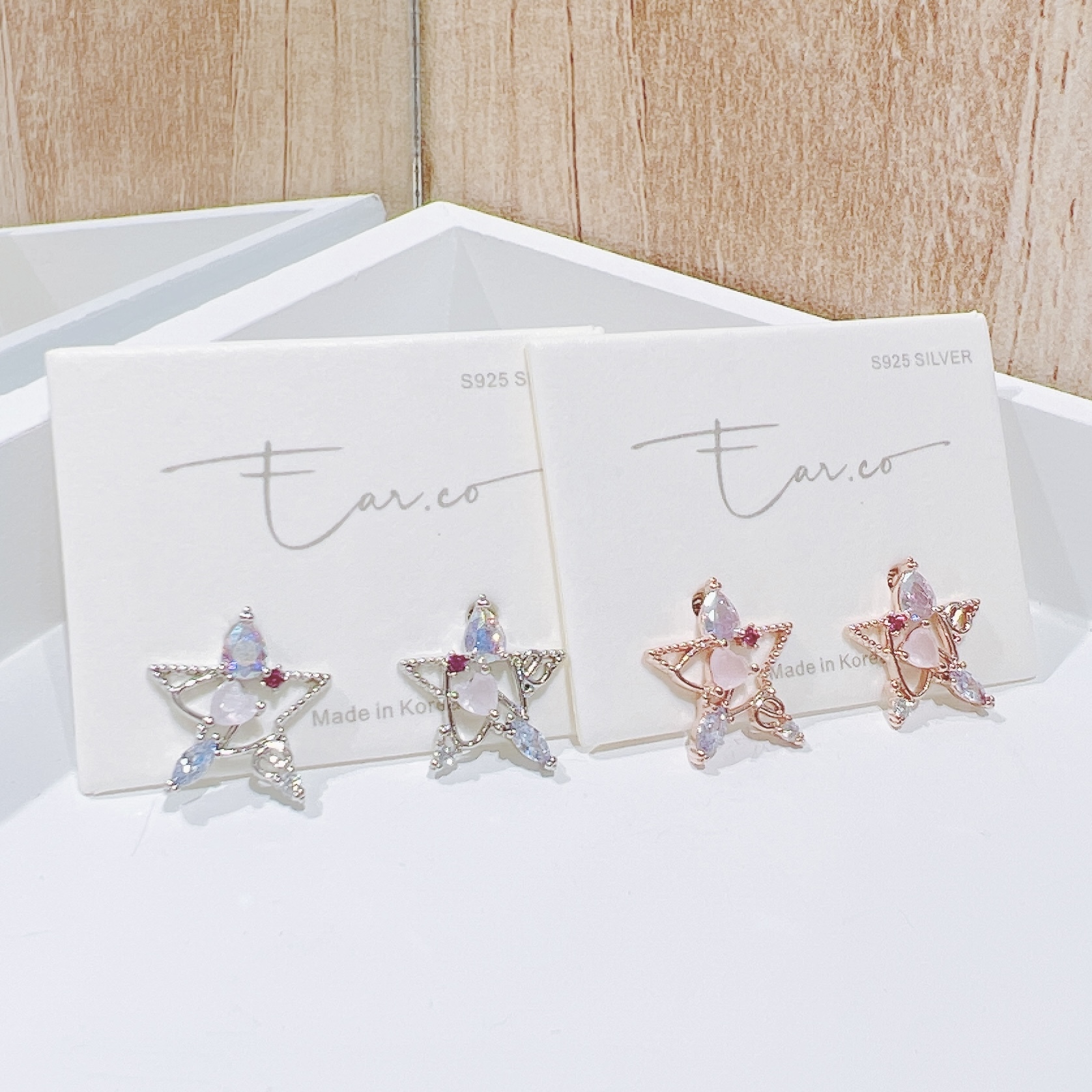 Love水晶蛋白石星星 #H15