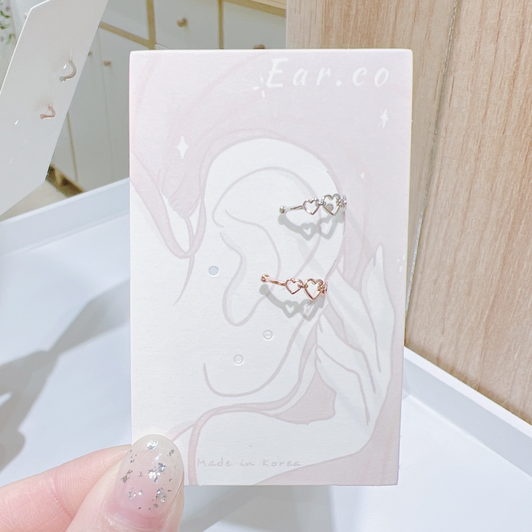 三連心耳骨夾 [單支] #H1