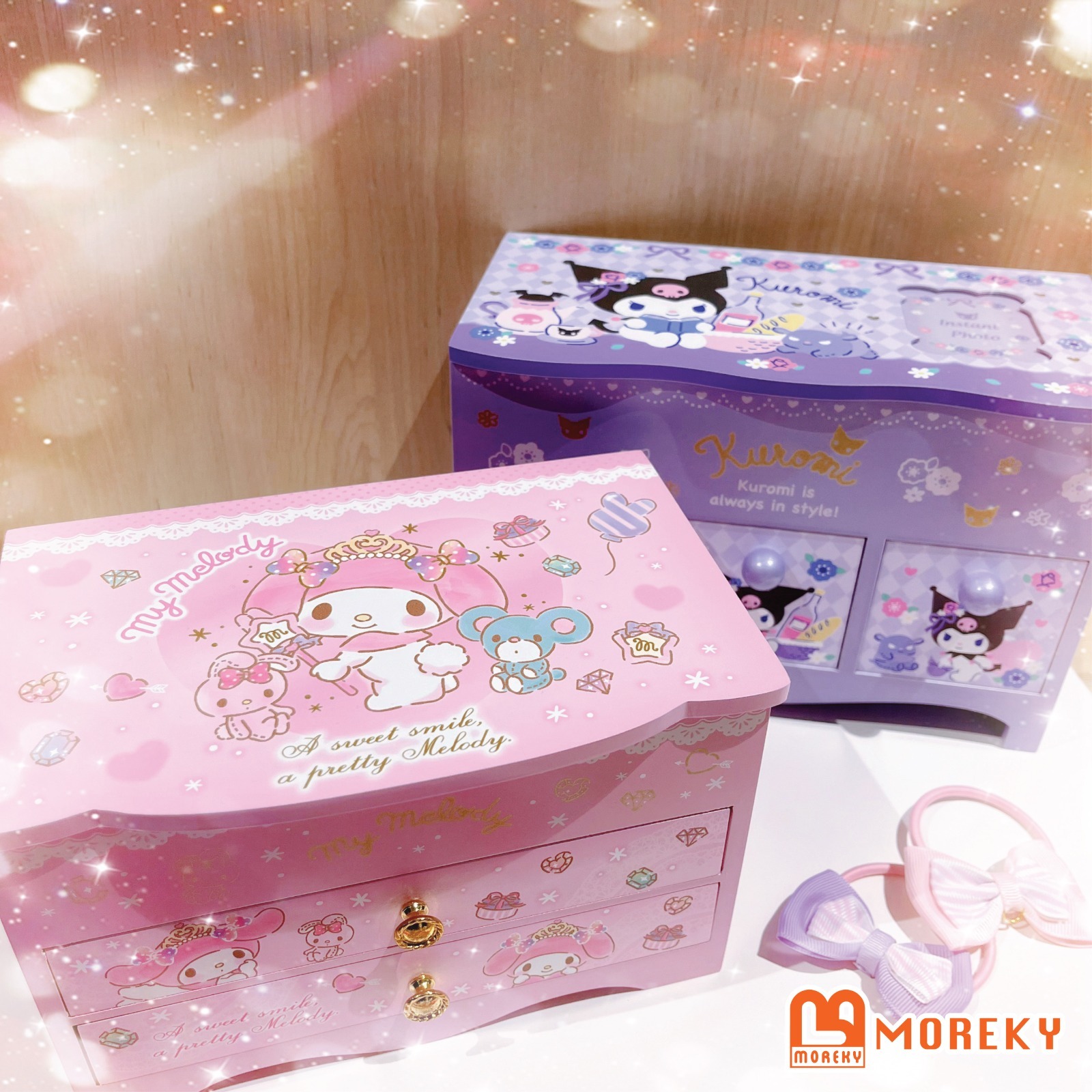 Sanrio木製音樂首飾盒