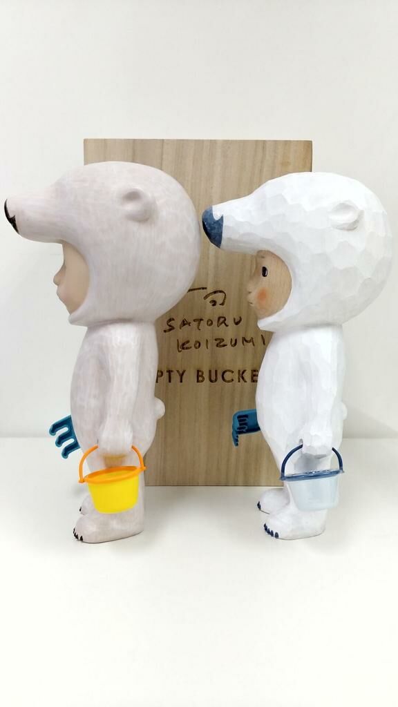 Apportfolio Satoru Koizumi 小泉悟 Animal Human Wooden Resin Set