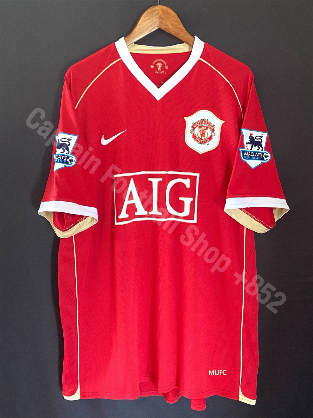 Manchester United 2006-2007 Nike Home Shirt #7 LARSSON