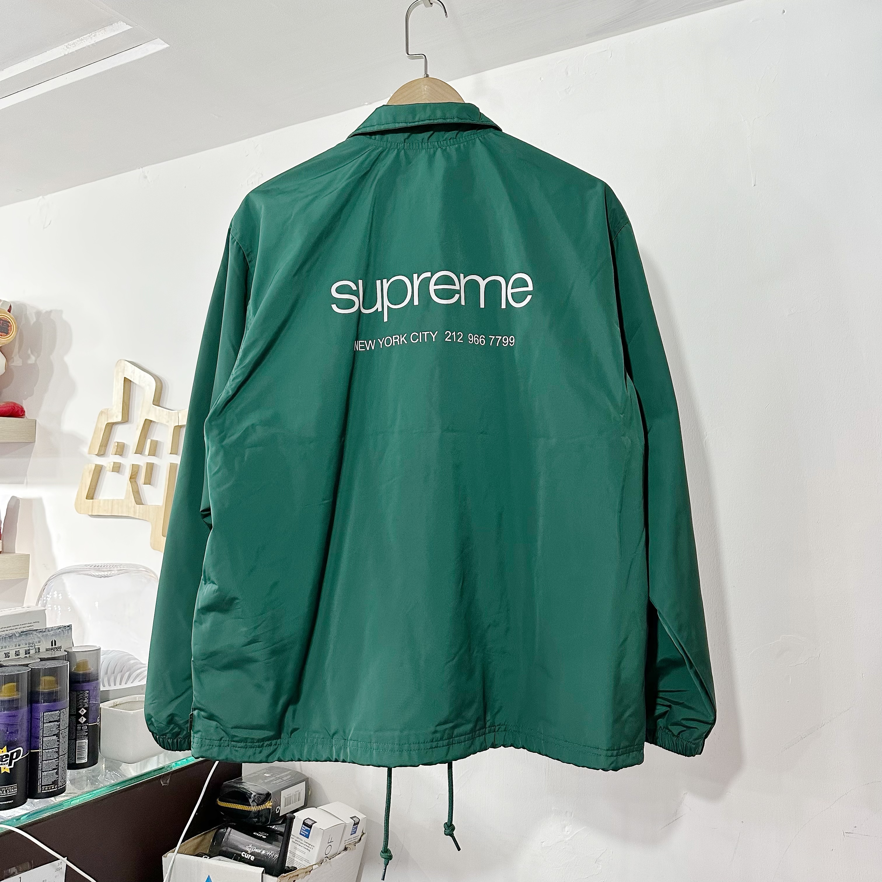 SUPREME FW23 NYC COACHES JACKET GREEN