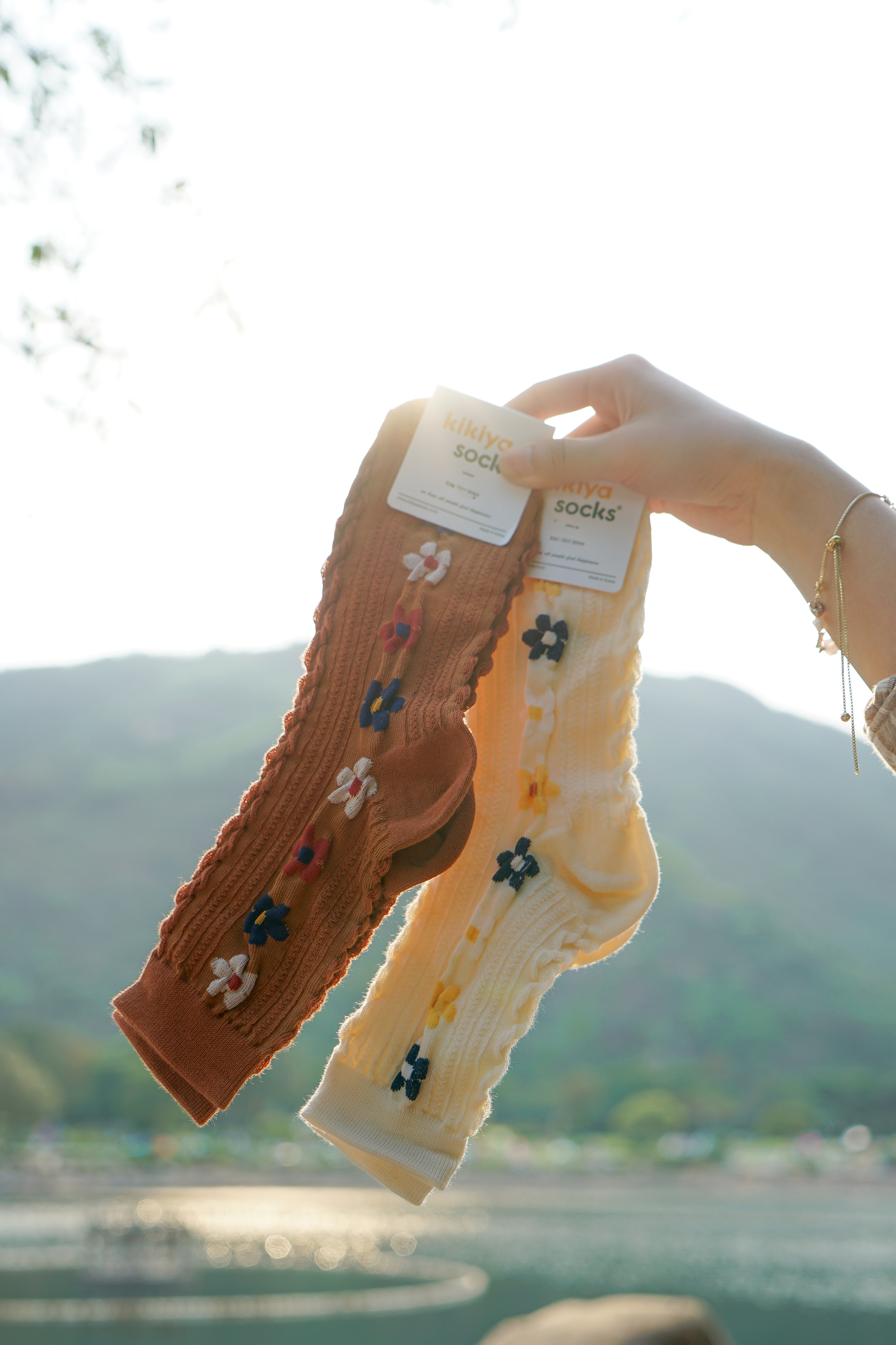 🧦韓國襪子 · 直排花花