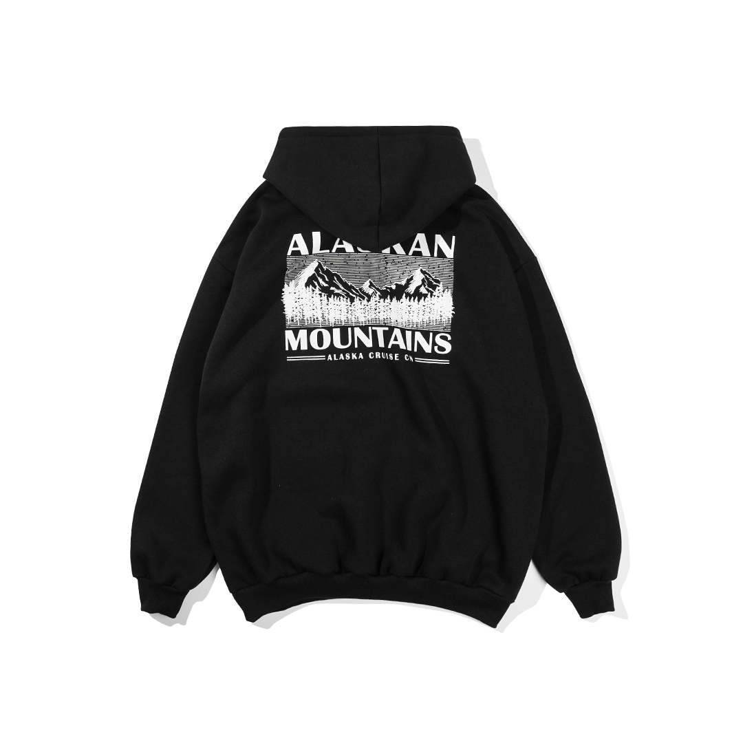 阿拉斯加山脈 內刷毛連帽T