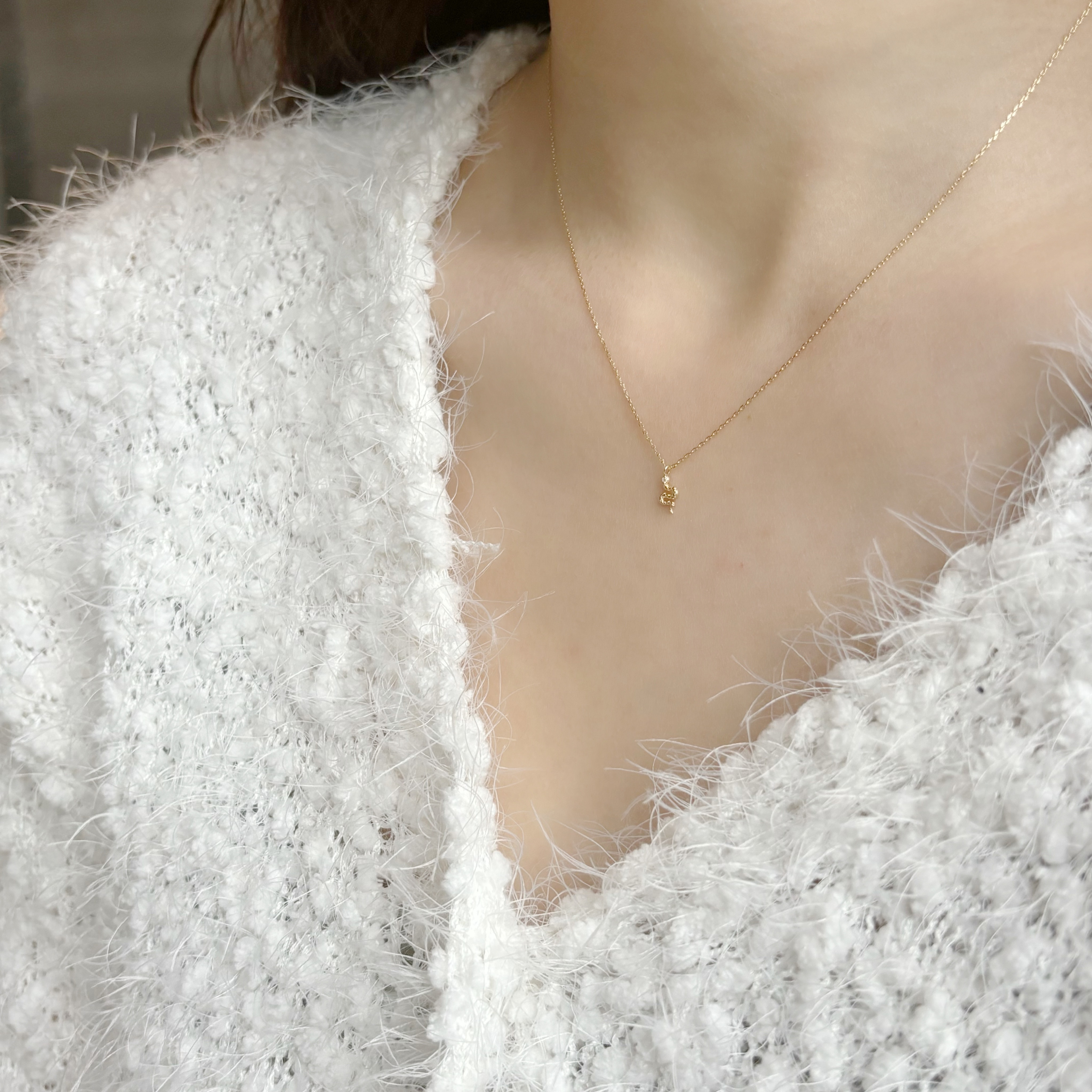 14k小蛇真鑽項鍊