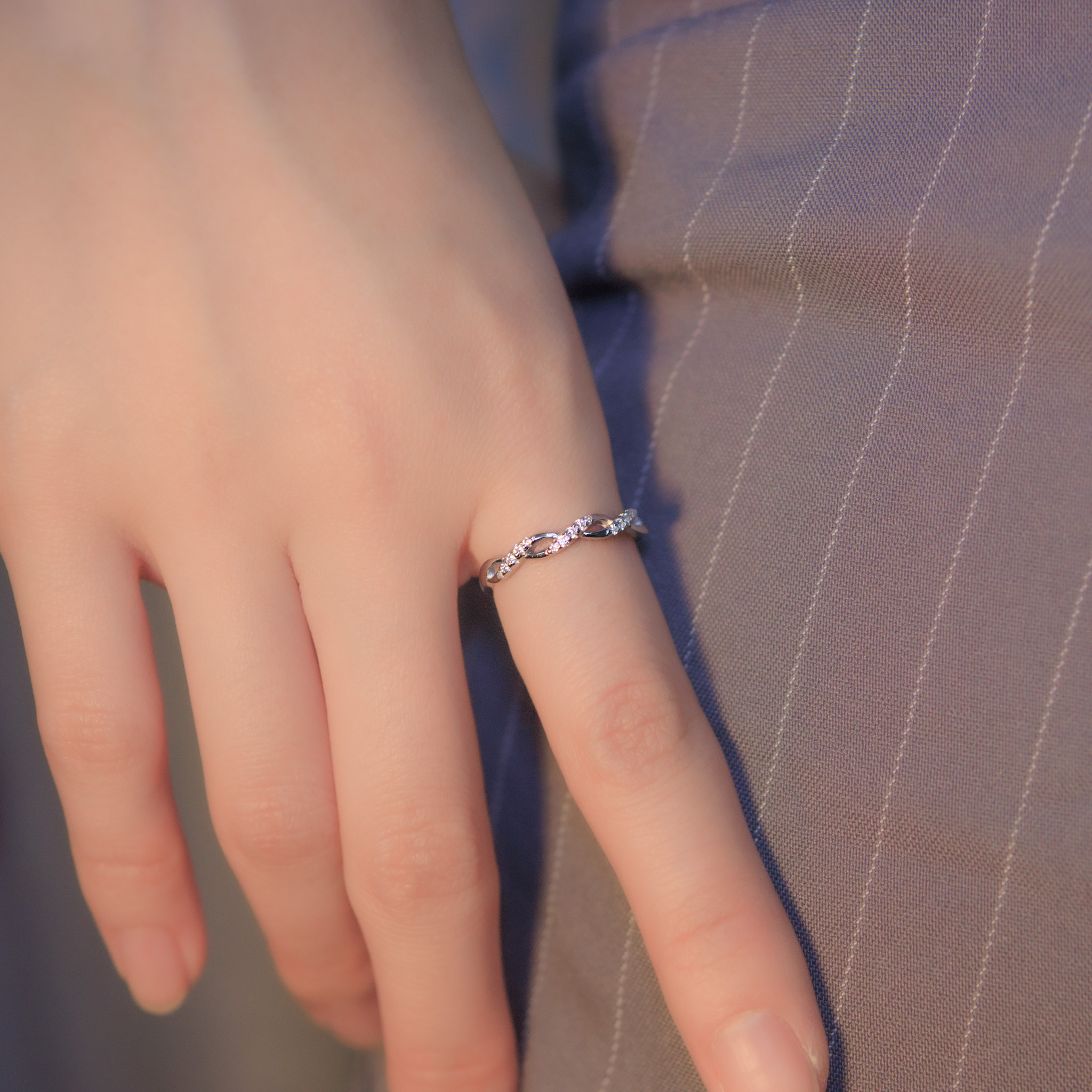 | 925 Silver | Simple Story Ring | RI0611 |