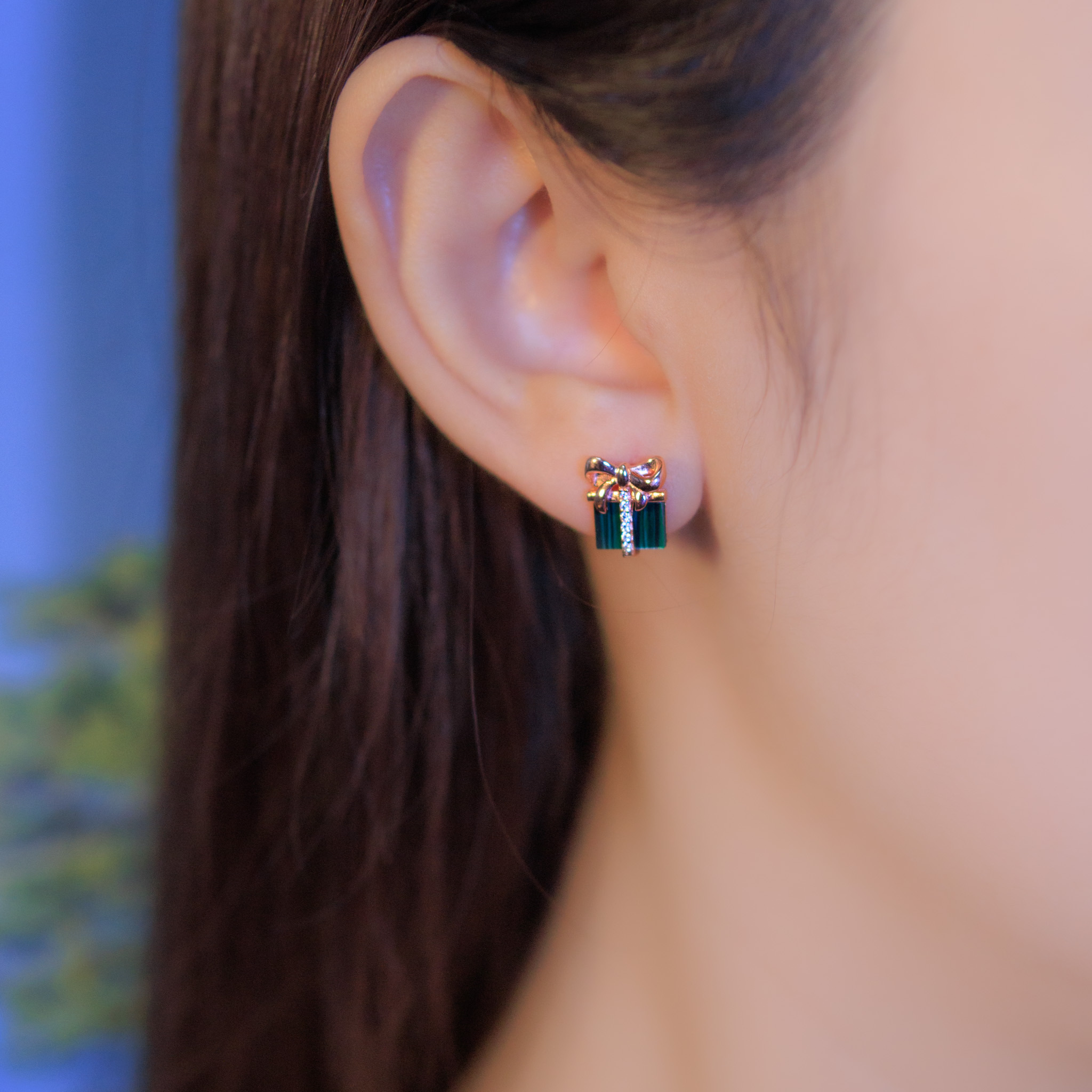 | 925純銀・玫瑰金 | 用心的禮物耳環 | EA0725 |