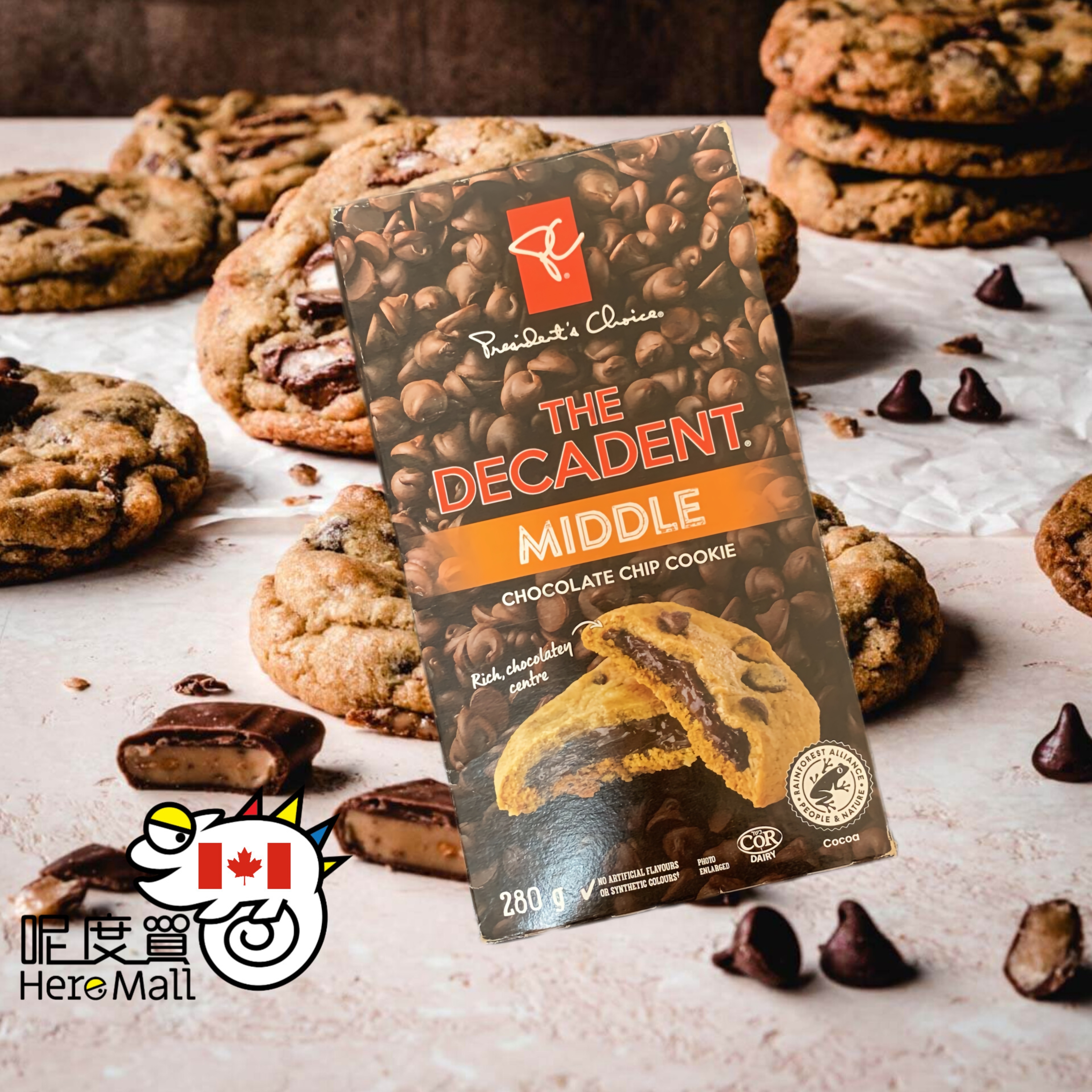 [加拿大直送] PC The Decadent 朱古力曲奇 280g (逢星期日截單,7至10個工作天送貨)