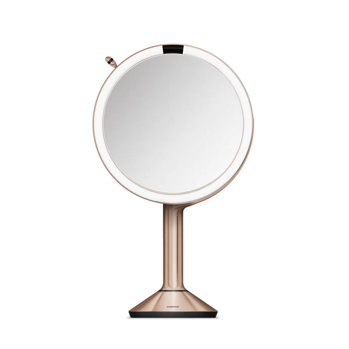 美國品牌SIMPLEHUMAN 8" 三合一自動感應座檯鏡 (1x, 5x, 10x) 玫瑰金【香港行貨】-ST3034