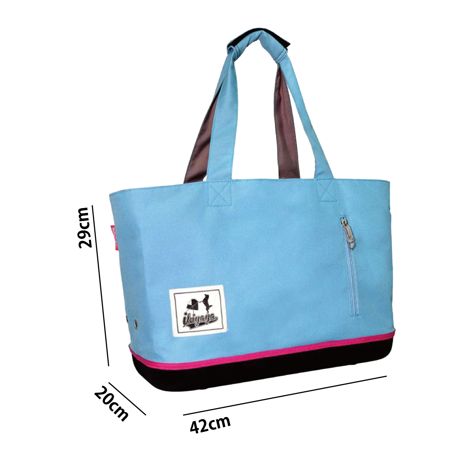 Ibiyaya|玩色寵物托特包(冰雪藍)