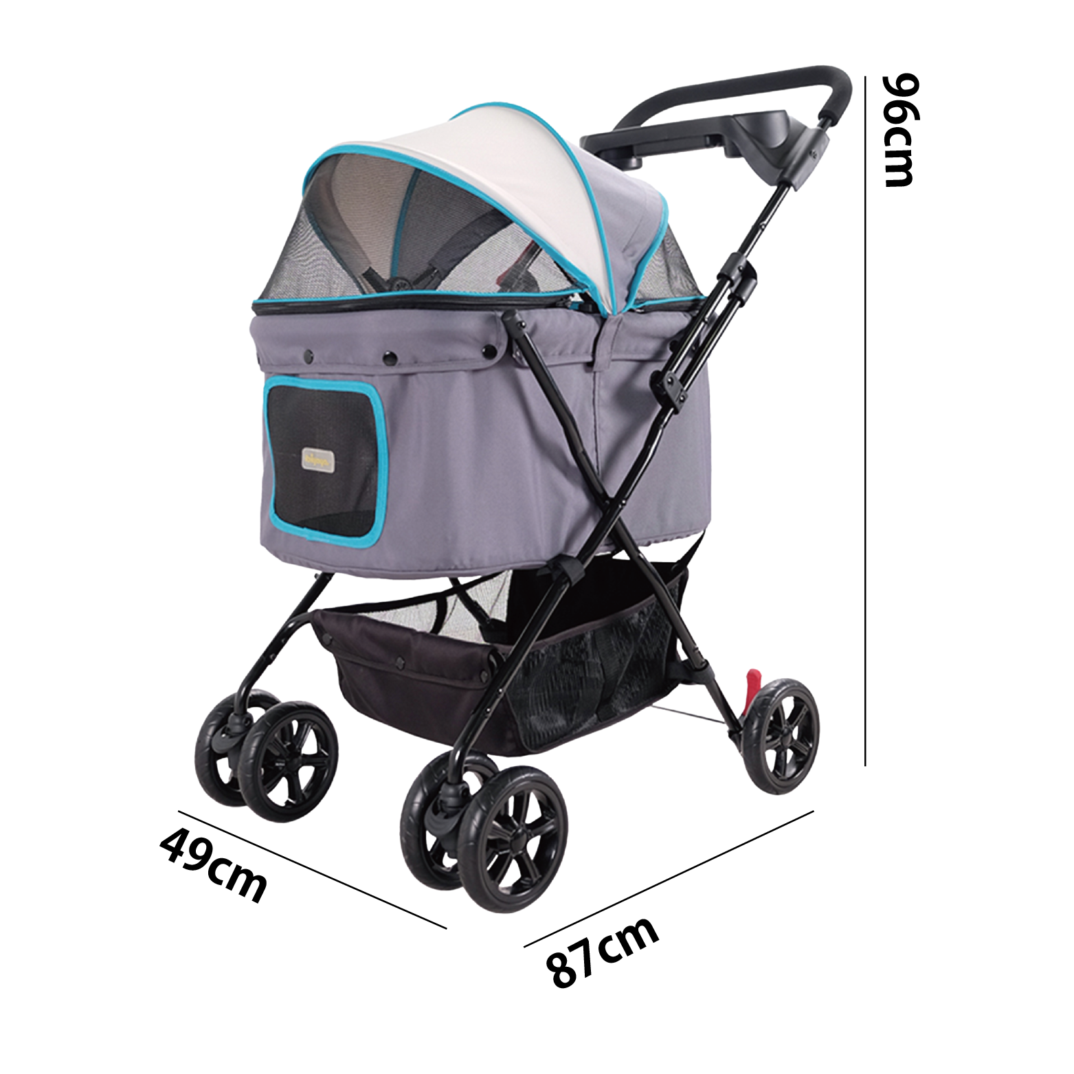 Ibiyaya|小資國民寵物車(石墨灰)