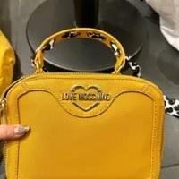 [S] LOVE MOSCHINO JC4249PP0DK0410 SMALL LOGO TOP HANDLE,YELLOW, 69373800006 (SLM237)