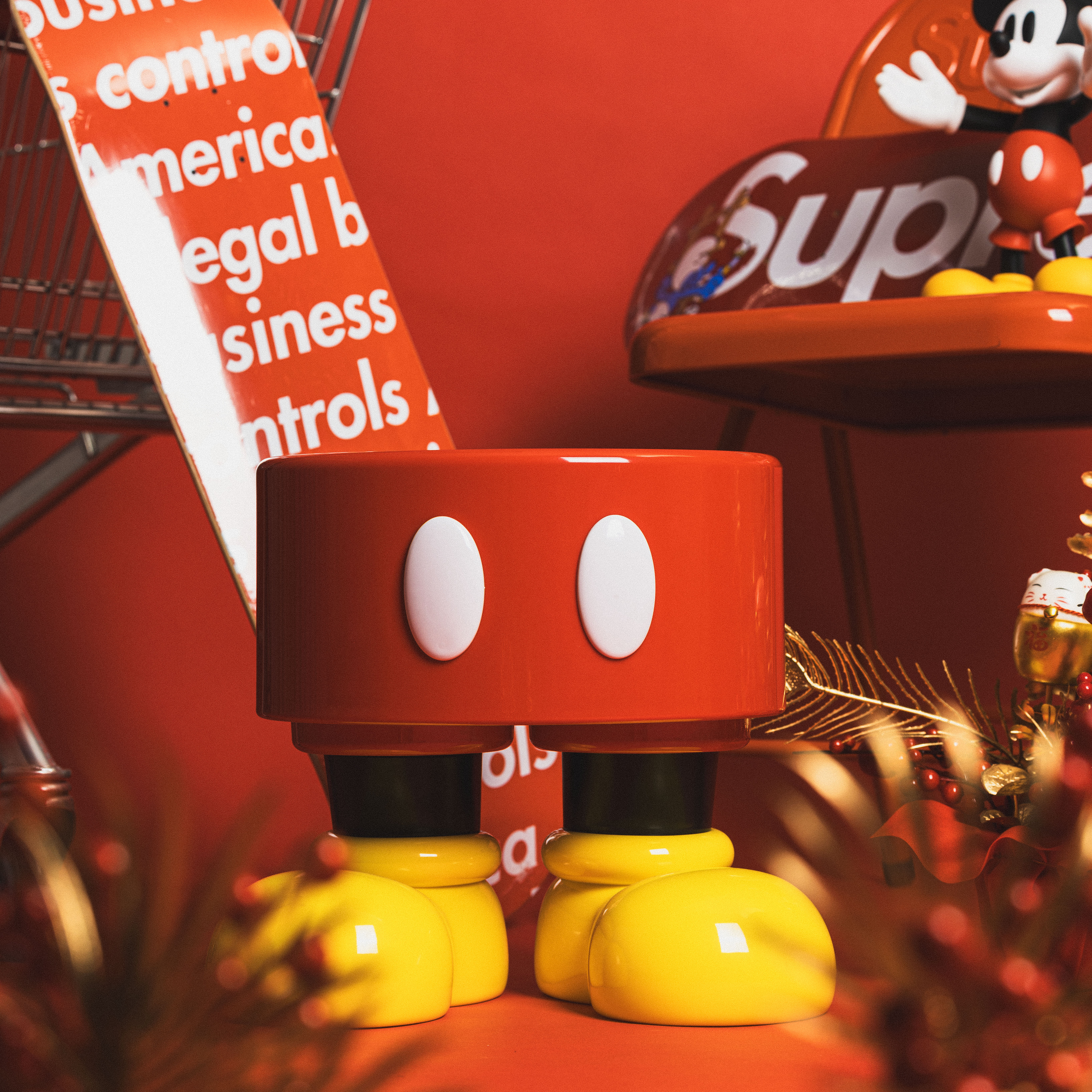 SUNDAY HOME X DISNEY MICKEY & FRIENDS 米奇小矮凳