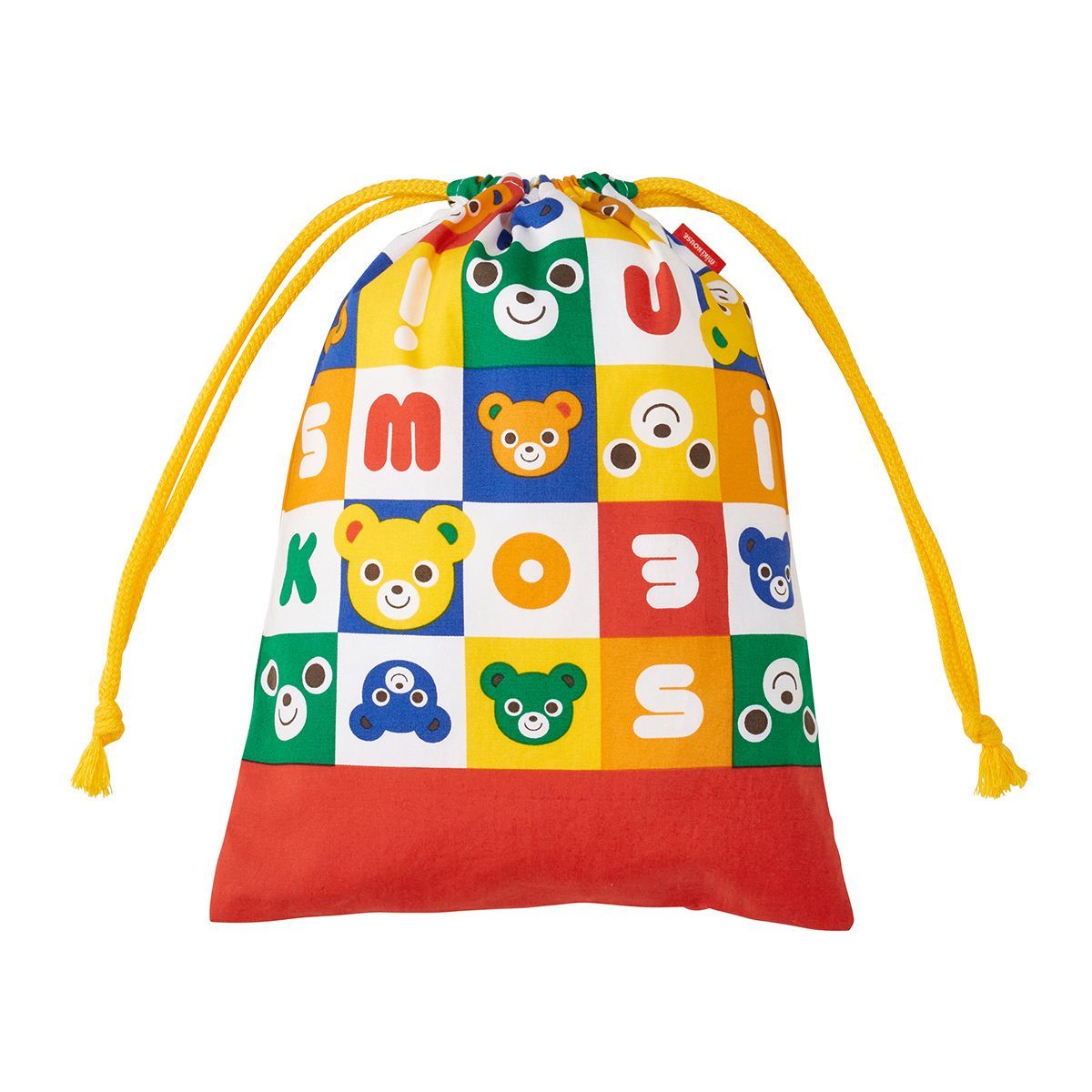 MH小熊字母拼格午餐袋