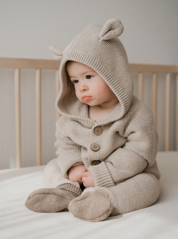 Jamie Kay-Jack Playsuit熊熊針織連身外衣(Limestone Marle)