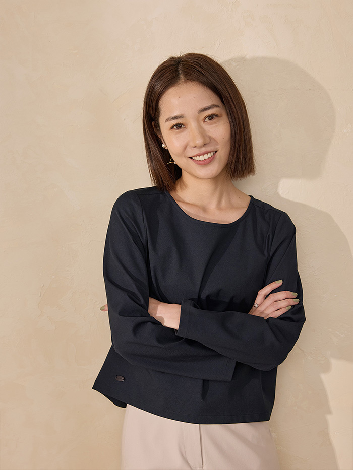 Loop長袖胸折上衣-夜之語