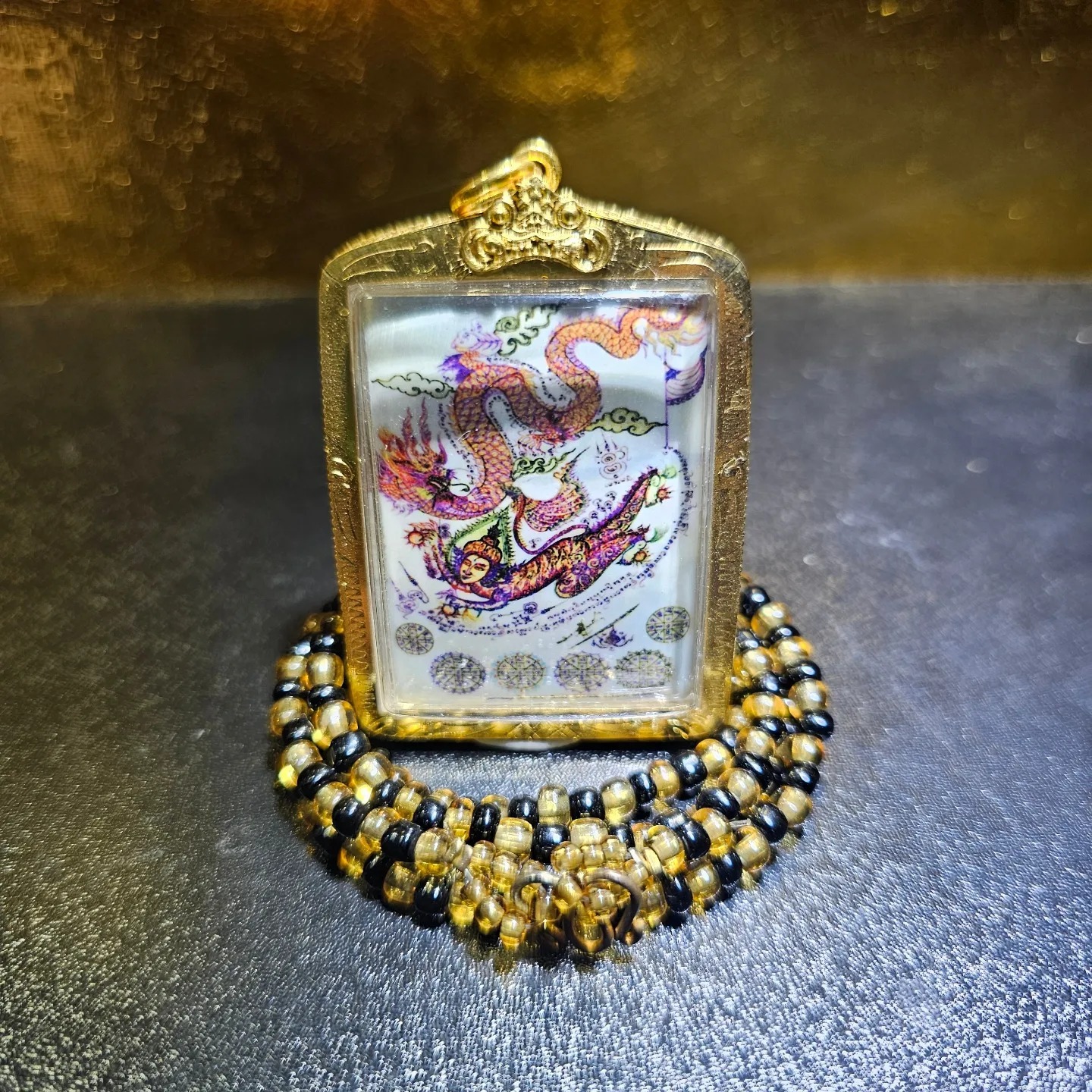 古巴旁蝕 - 食人虎locket 瓷面