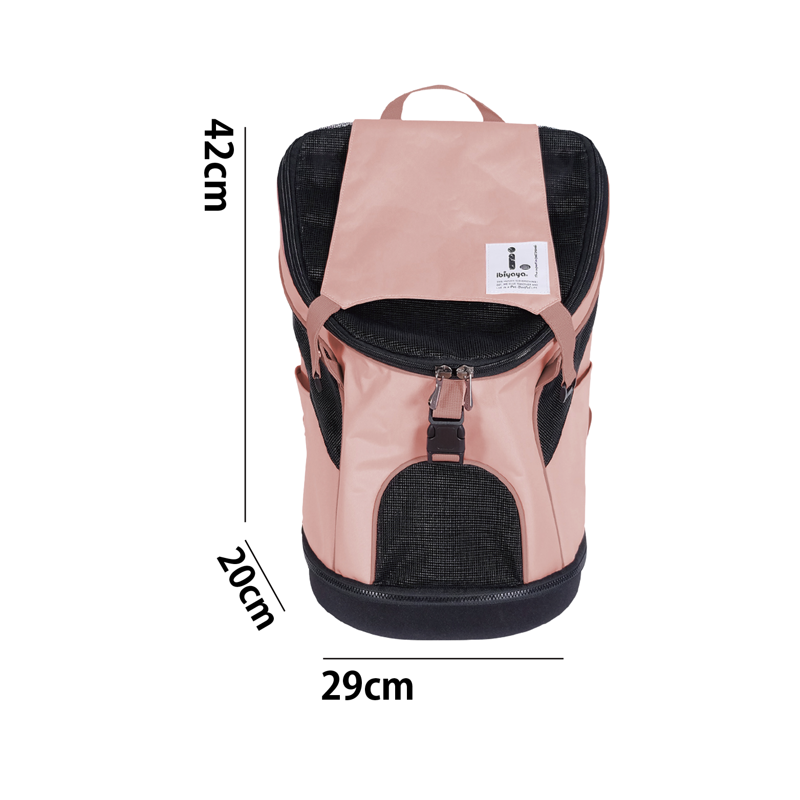 Ibiyaya|寵物背包(珊瑚粉)