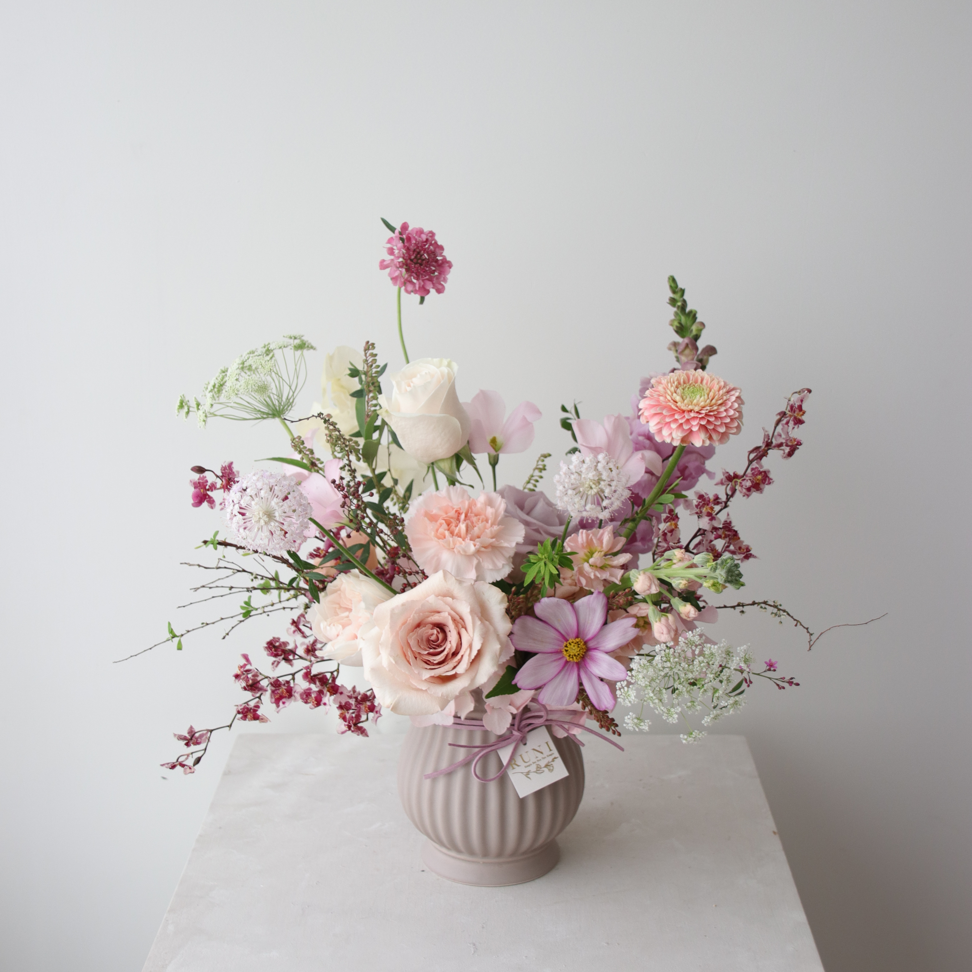 RUNI新春花禮-梅落紅桌花