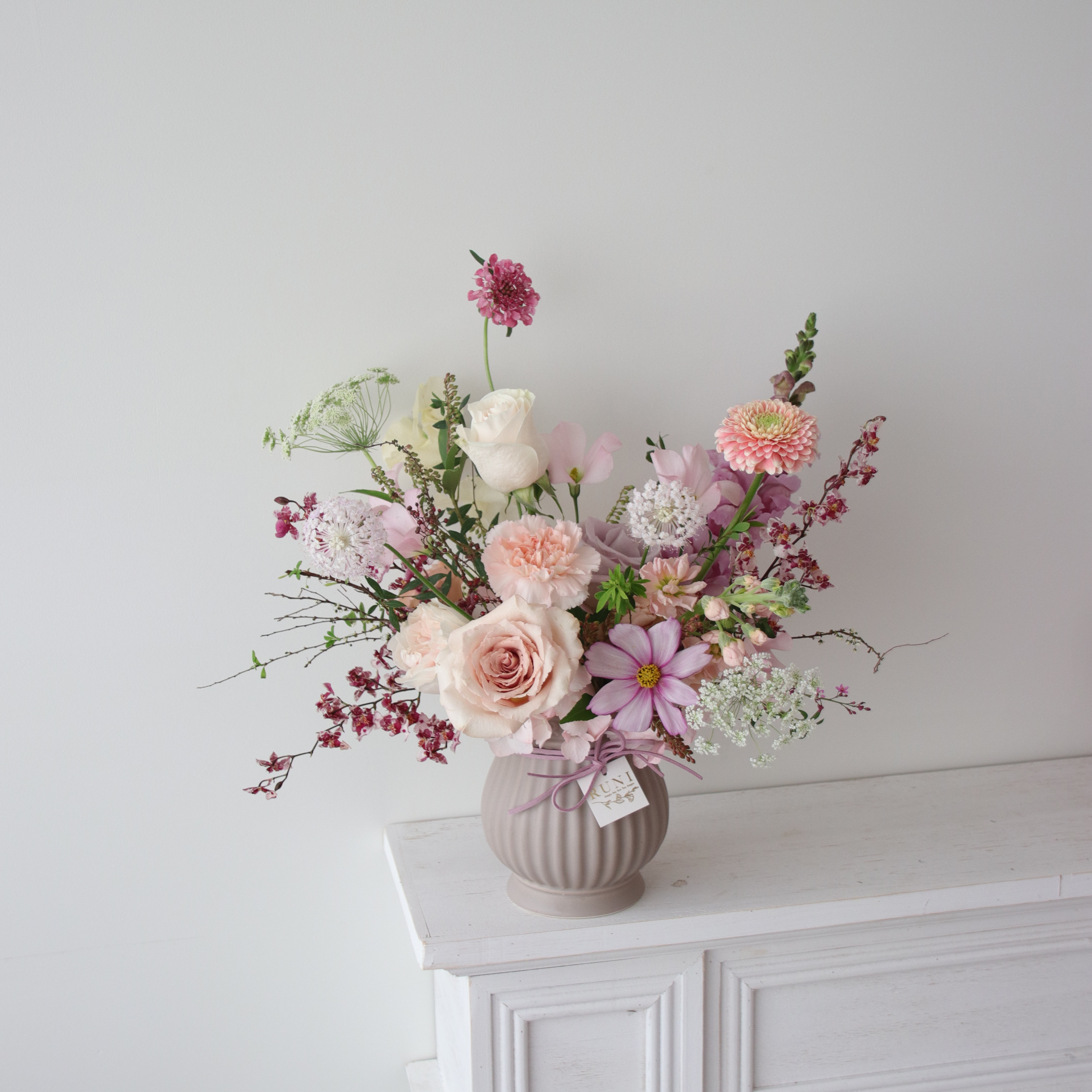 RUNI新春花禮-梅落紅桌花