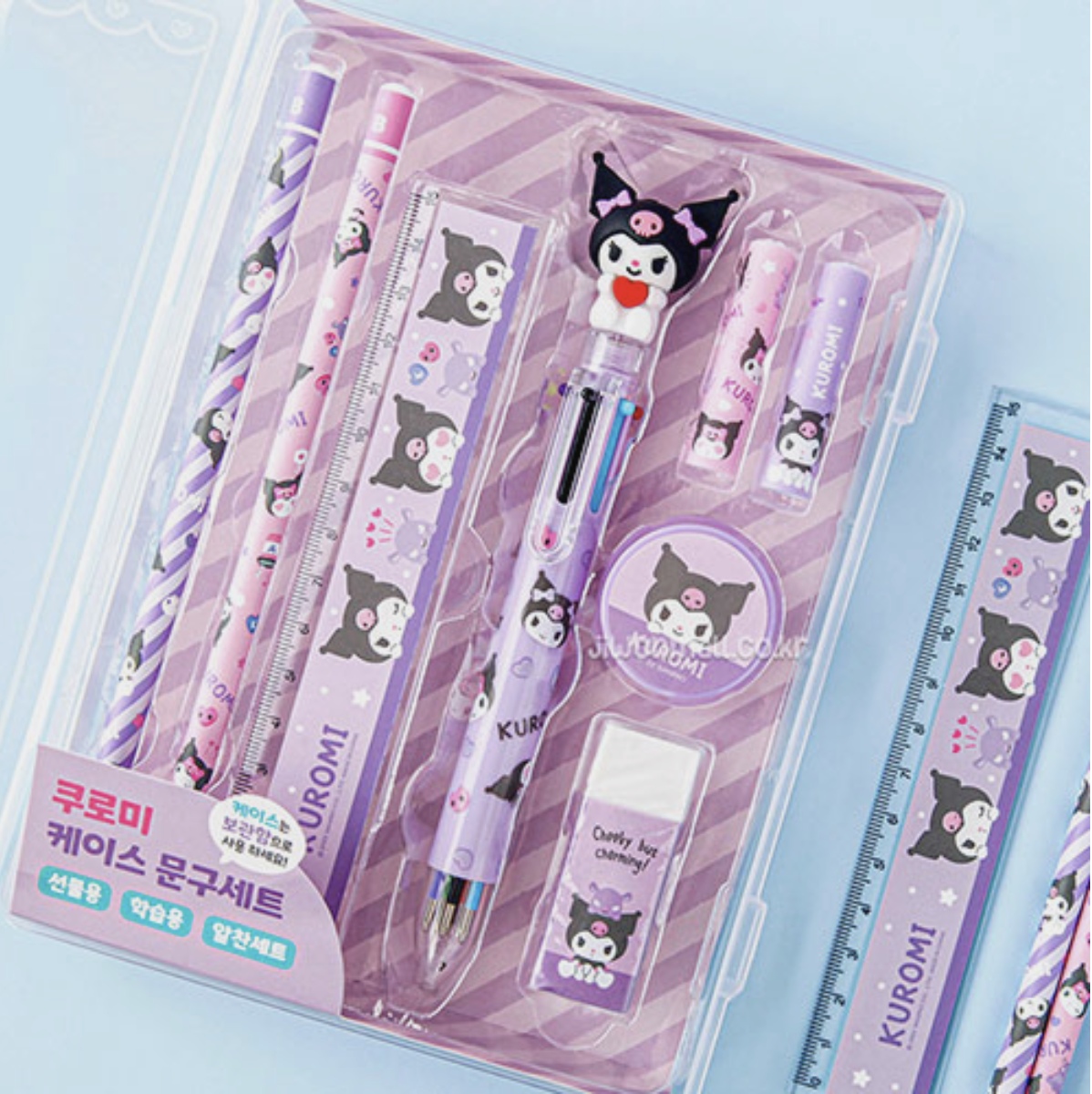 Kuromi 文具禮盒6件組