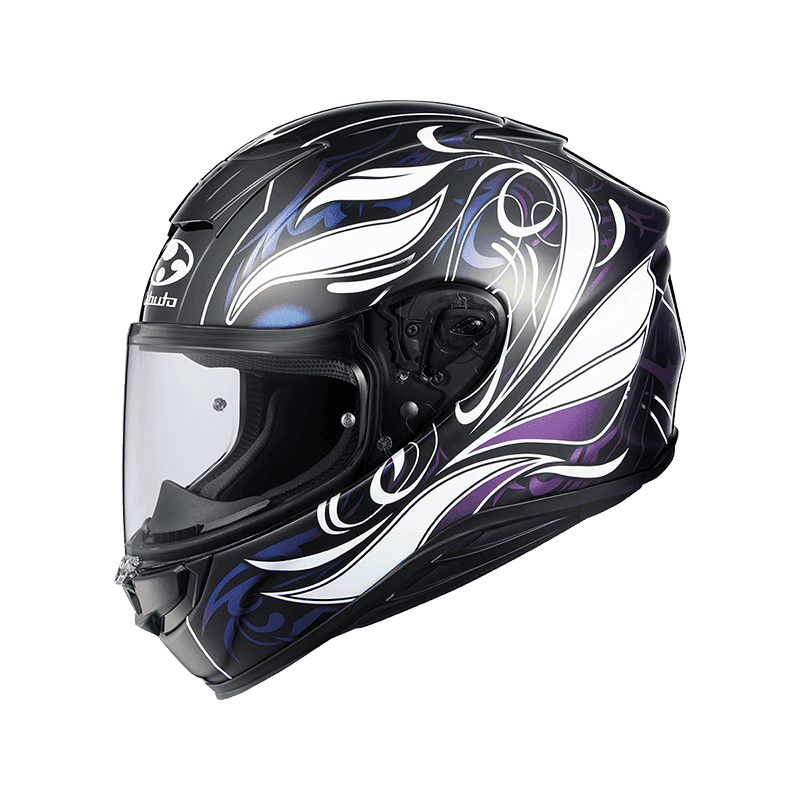 OGK AEROBLADE 6 空刀六 彩繪 ELFI DARK 亮黑/紫 變色龍 全罩