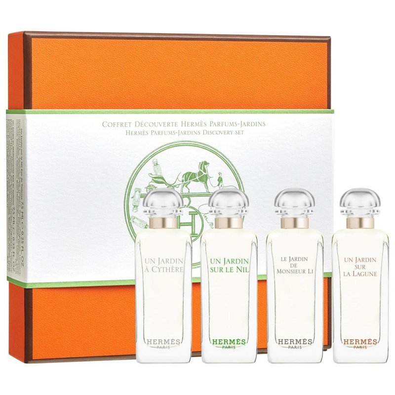 Hermes 愛馬仕花園系列淡香水禮盒套裝7.5ml*4 (希瑟西苔島/李