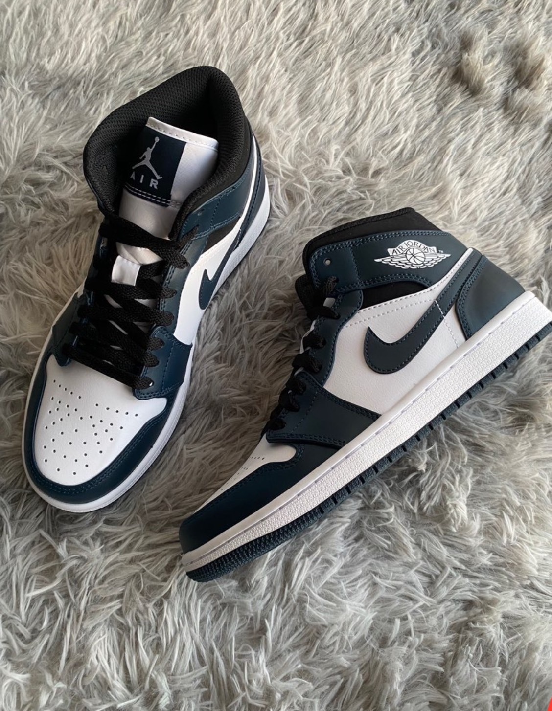 KTQ STORE ‧ Air Jordan 1 Mid "Obsidian" 黑曜石 554724-174