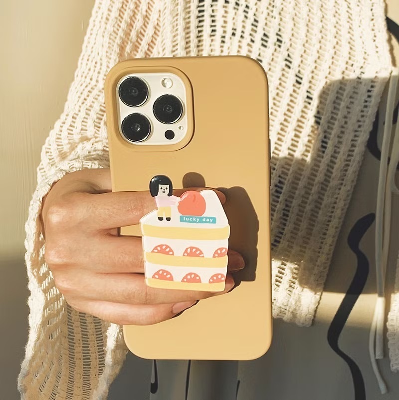 右手超人｜手機氣囊之架｜草莓蛋糕