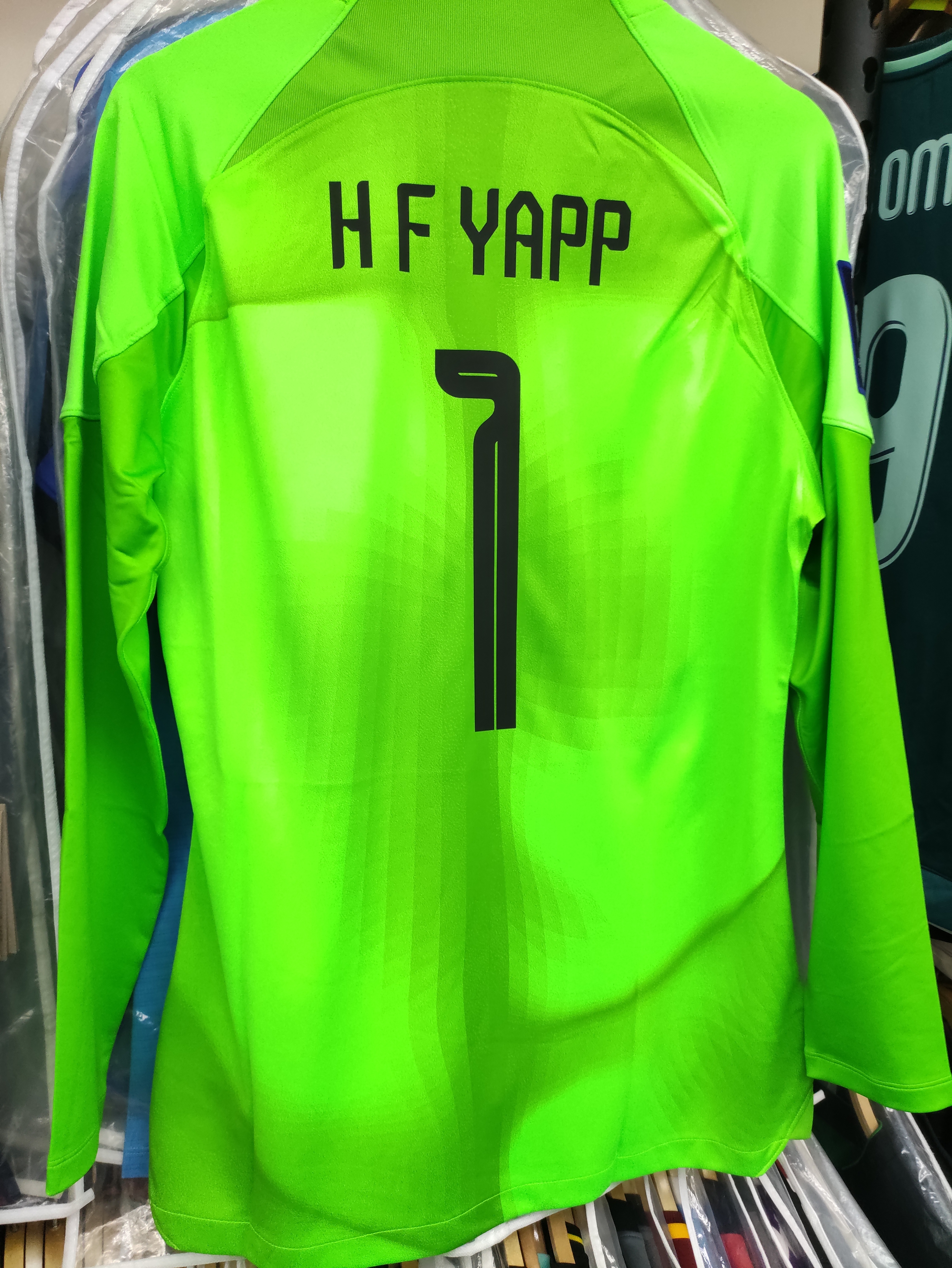 23-24香港隊更衣室球員版綠龍球衣