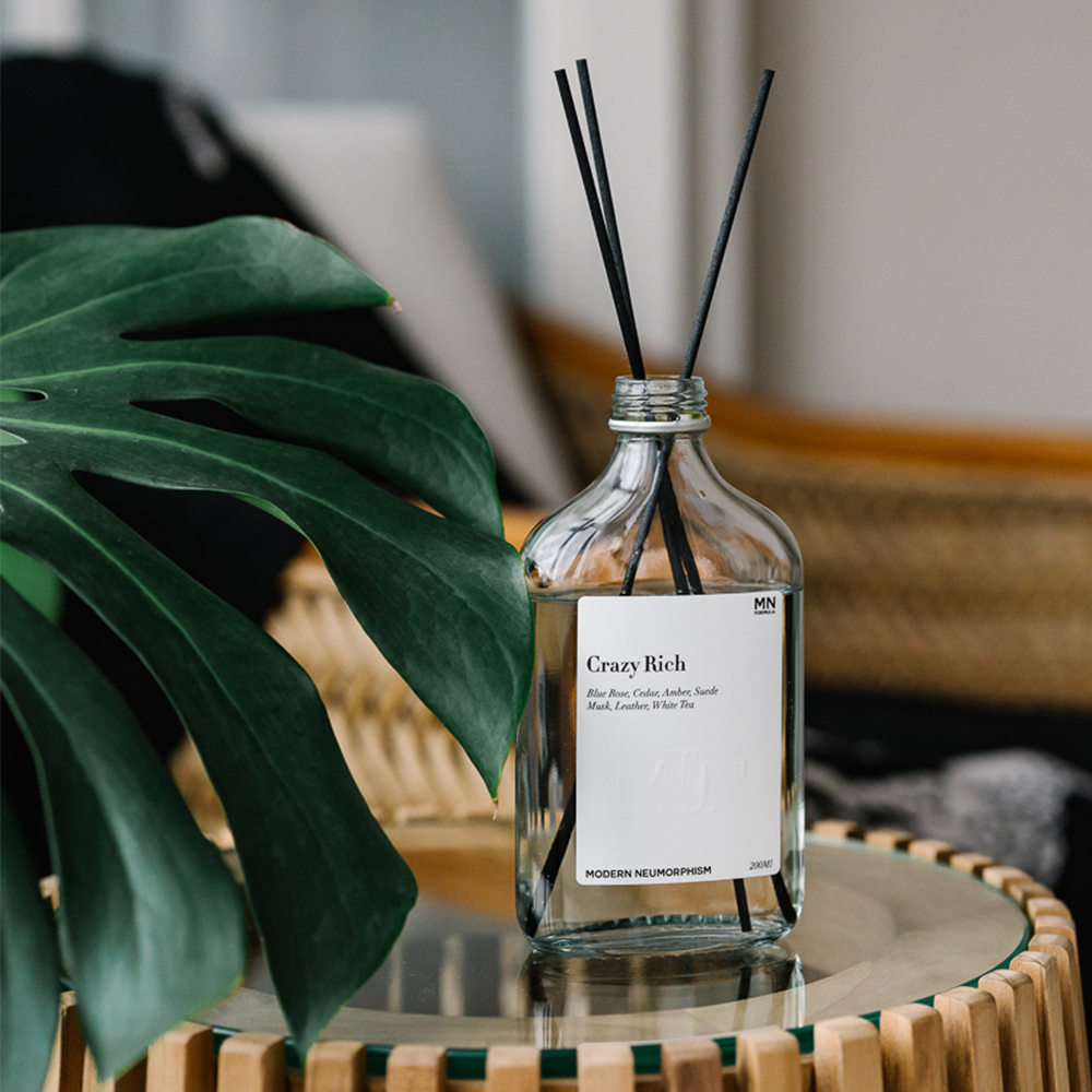 MN FORMULA 香氛 擴香 藍玫瑰、白茶、雪松、琥珀、麝香、麂皮